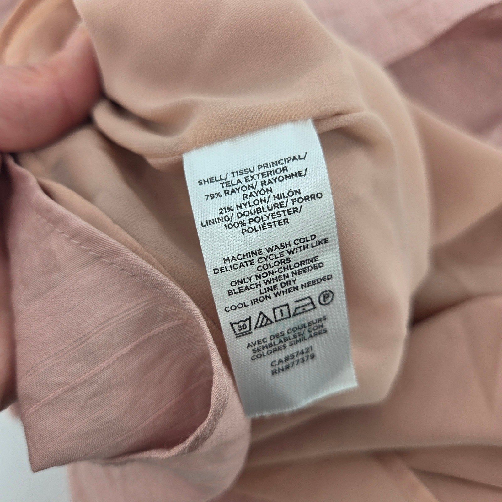 Ann Taylor Blouse XSP Pink Puff Sleeve Mock Neck Stripe NWT Eclectic Feminine