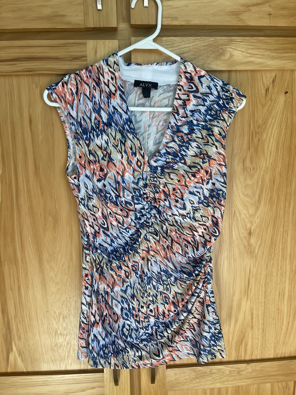 Alyx Sleeveless Top Shirt Women’s Sm EUC Tunic Ruched