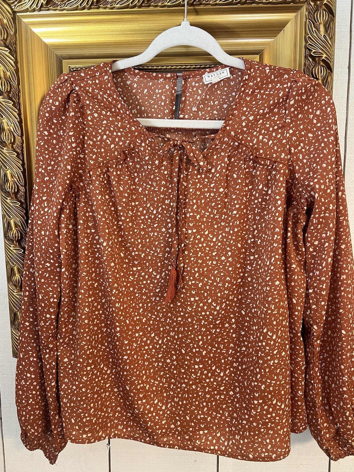 Hayden Los Angeles Girls XL Floral Print Top