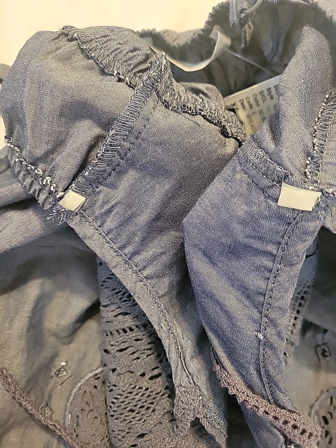 NWT Charlotte Russe Chambray Blue Cami Top