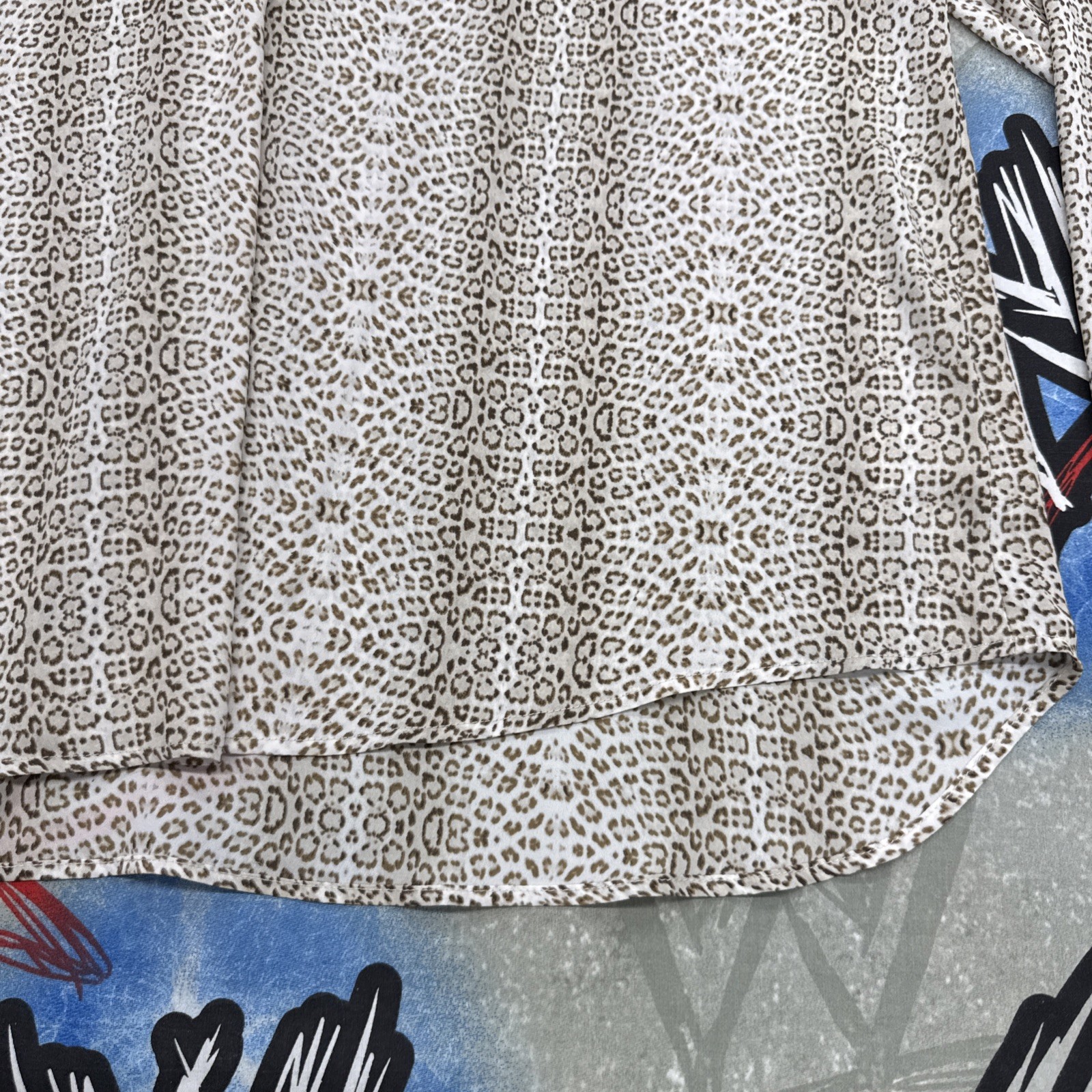 All in Favor Leopard Thin Women’s 2XL Shirt