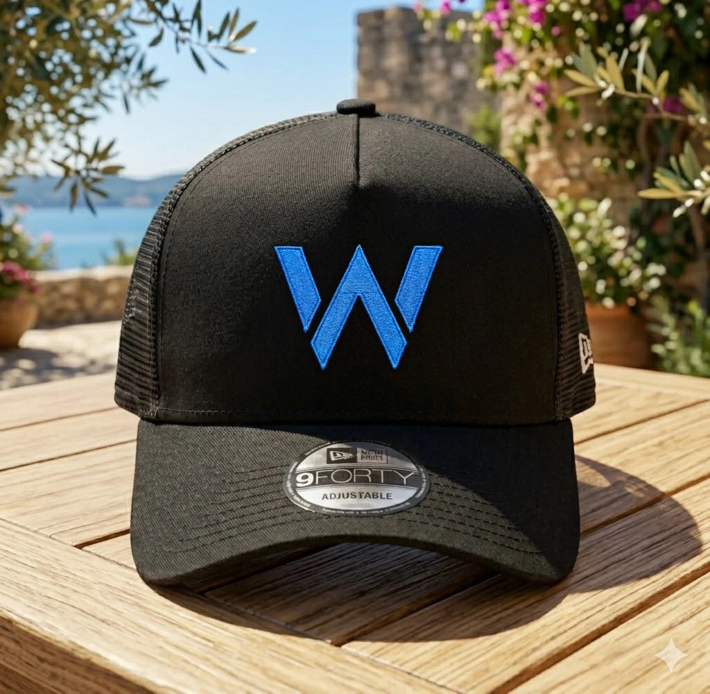 Atlassian Williams Racing Trucker Hat – Embroidered Snapback Adjustable Mesh Cap