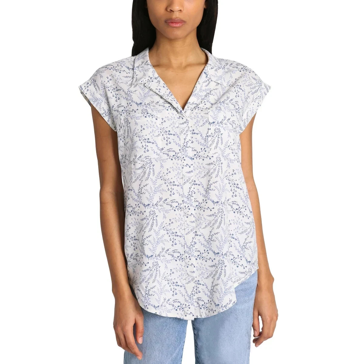 Jachs Girlfriend Women’s Button Front Blouse | I42