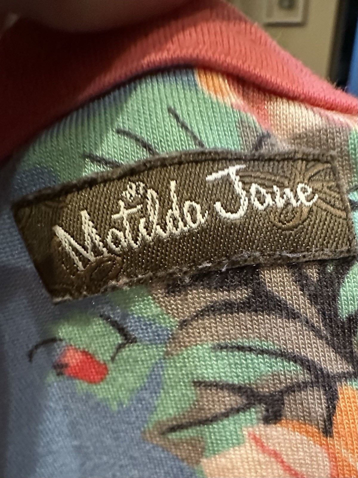 Matilda Jane Top Striped Floral Casual Cottagecore Sz XL