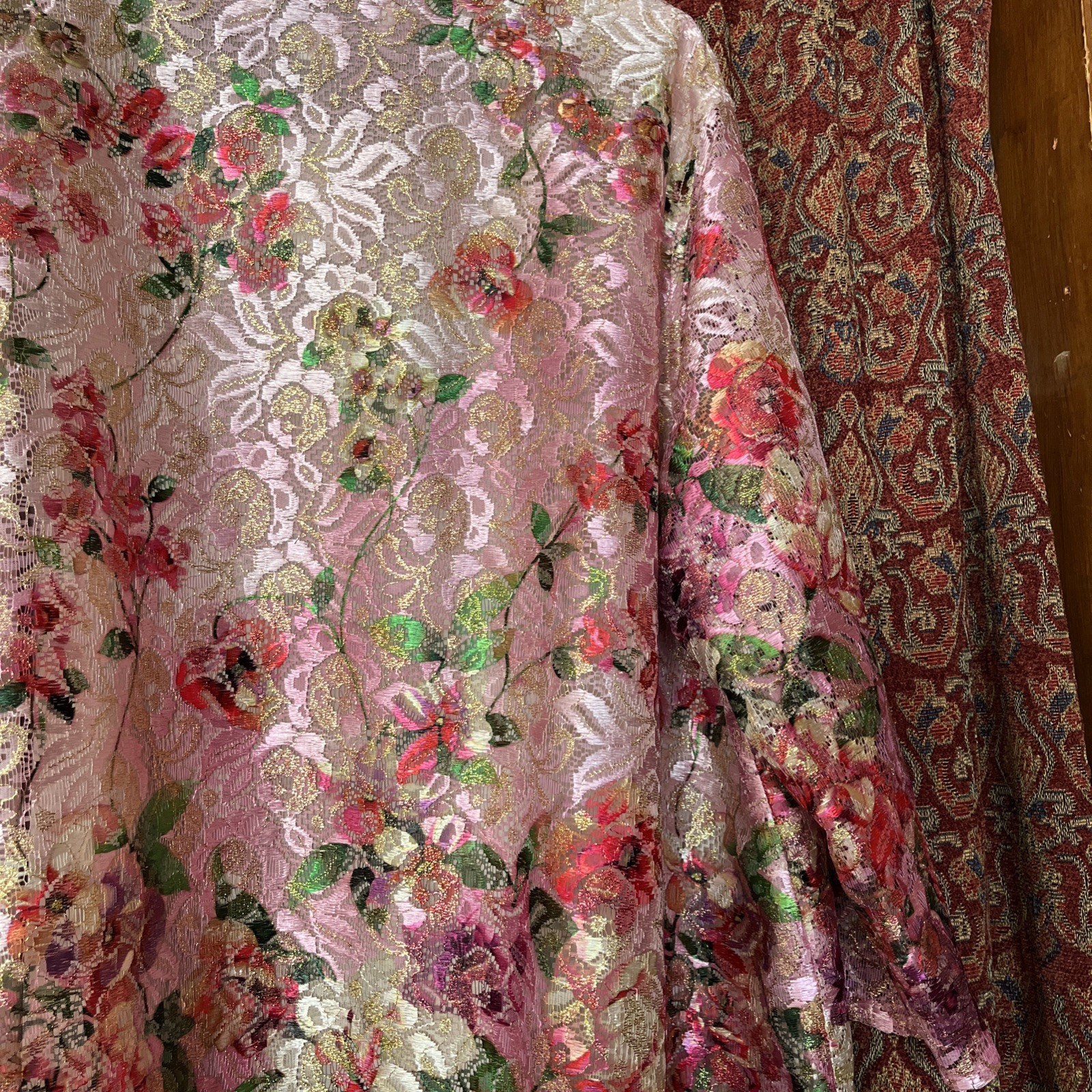 CAROLINE ROSE NWT Pink Floral WM Top 2X Mother Of The Bride Formal Party USA