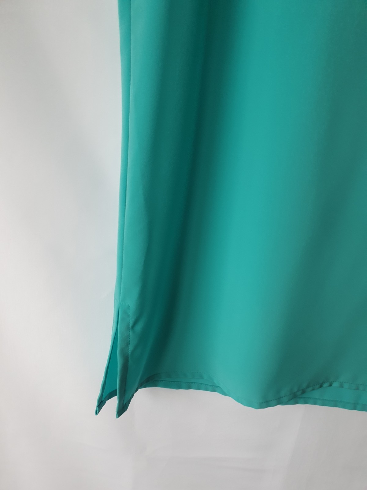 Jacques Vert Turquoise Sleeveless V Neck Summer Top Size 10