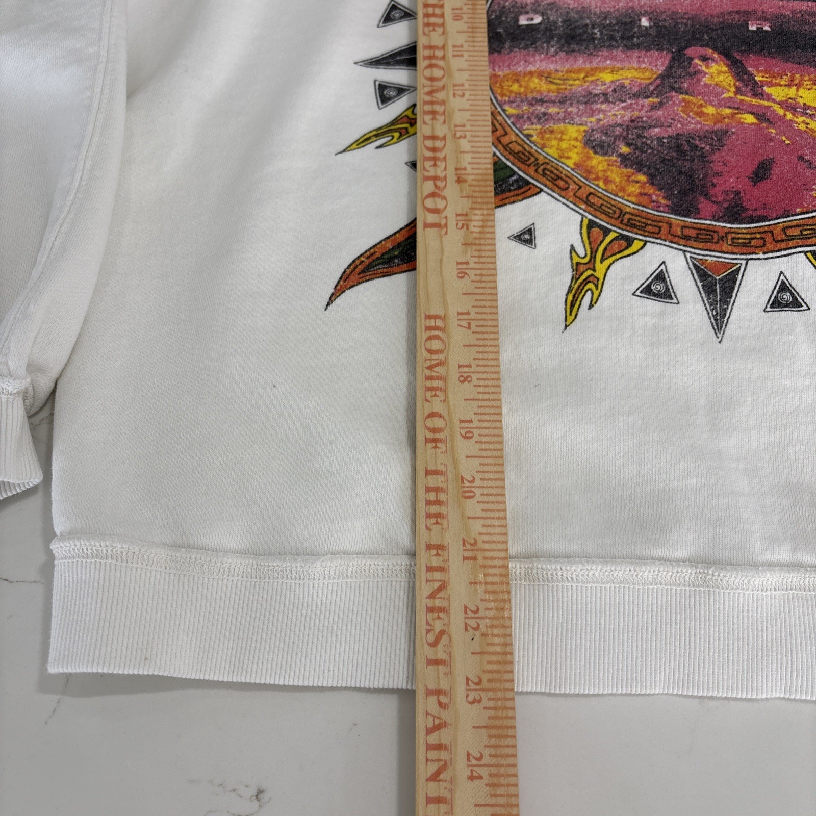Women’s Alice in Chains Crewneck White Dirt Album Grunge Seattle Staley Size S