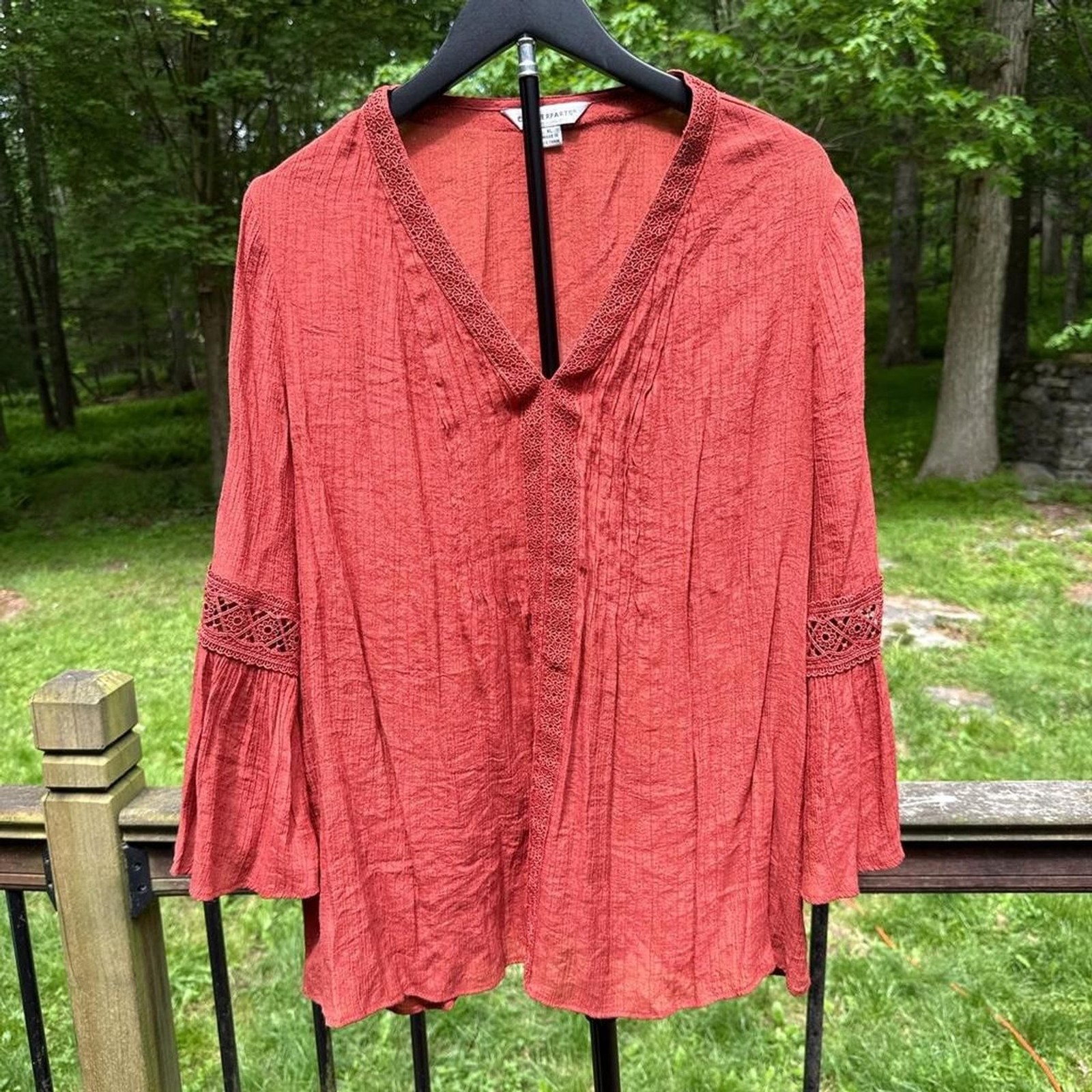 Counterparts Women’s Orange and Red Blouse