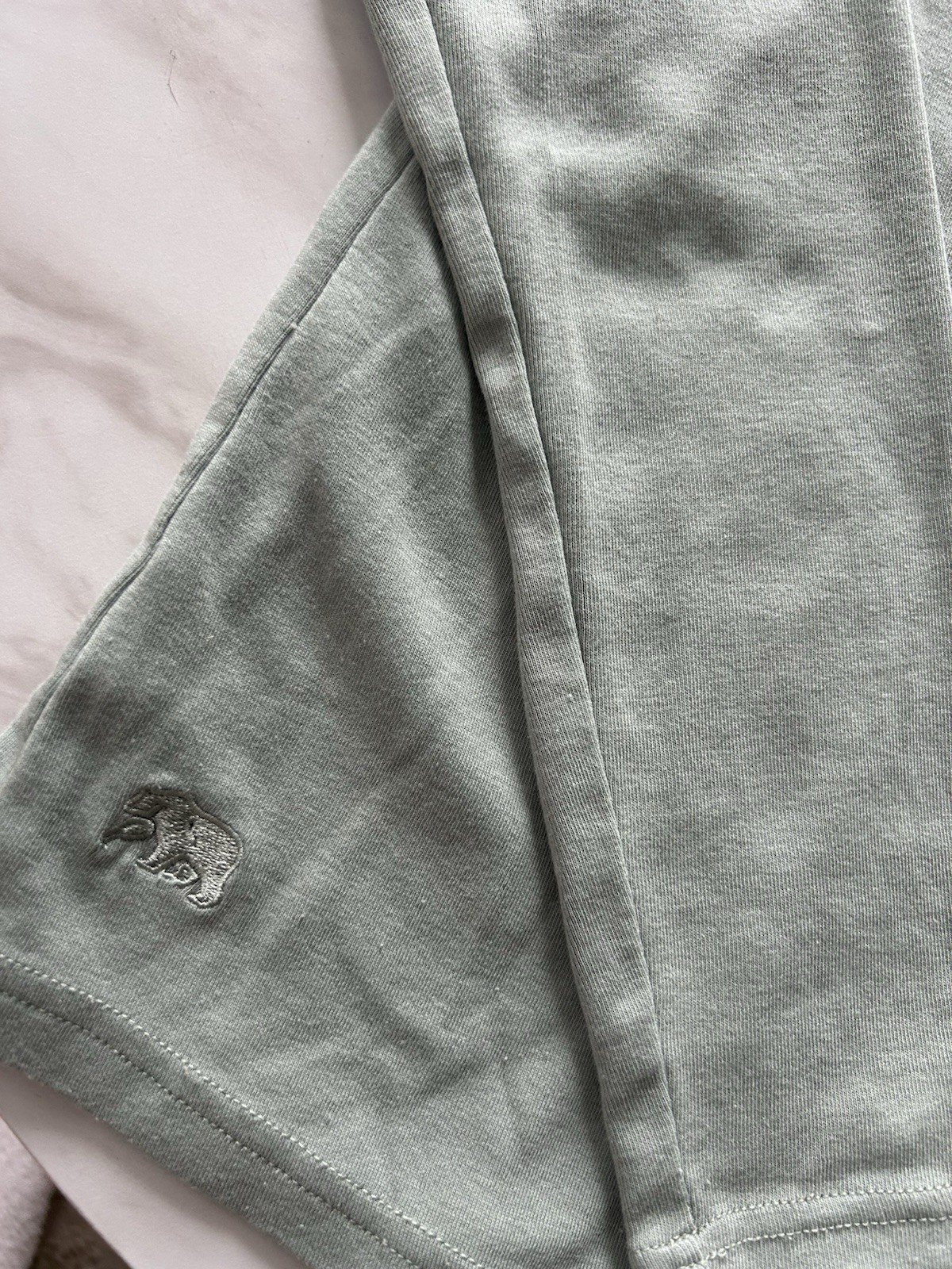 The Normal Brand Women’s Puremeso Everyday Henley Long Sleeve Sage Mint Green S