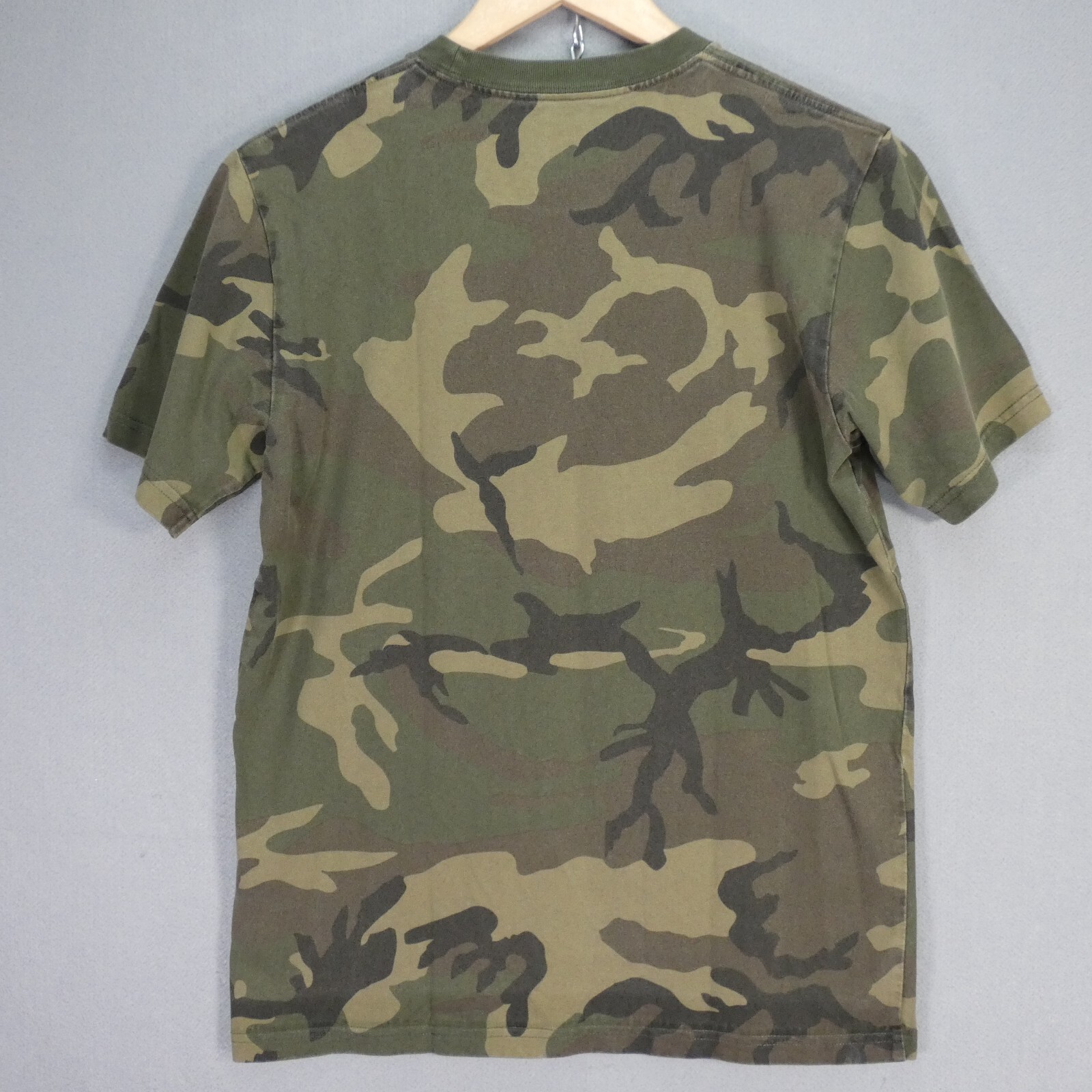 Carhartt WIP T Shirt Camouflage College Vintage Camo Logo 100% Cotton size S