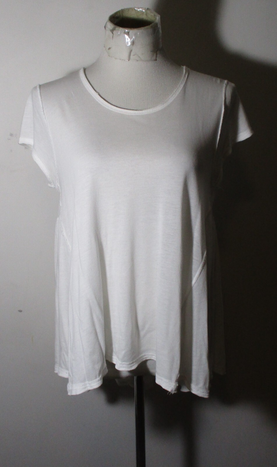 WE THE FREE White Modal & Pima Cotton Top Size S