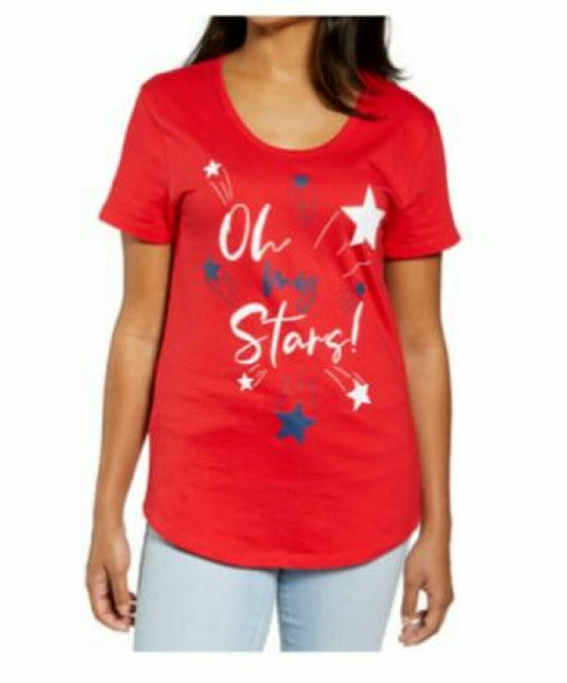 Galt Ladies American Flag USA Tee T-Shirt