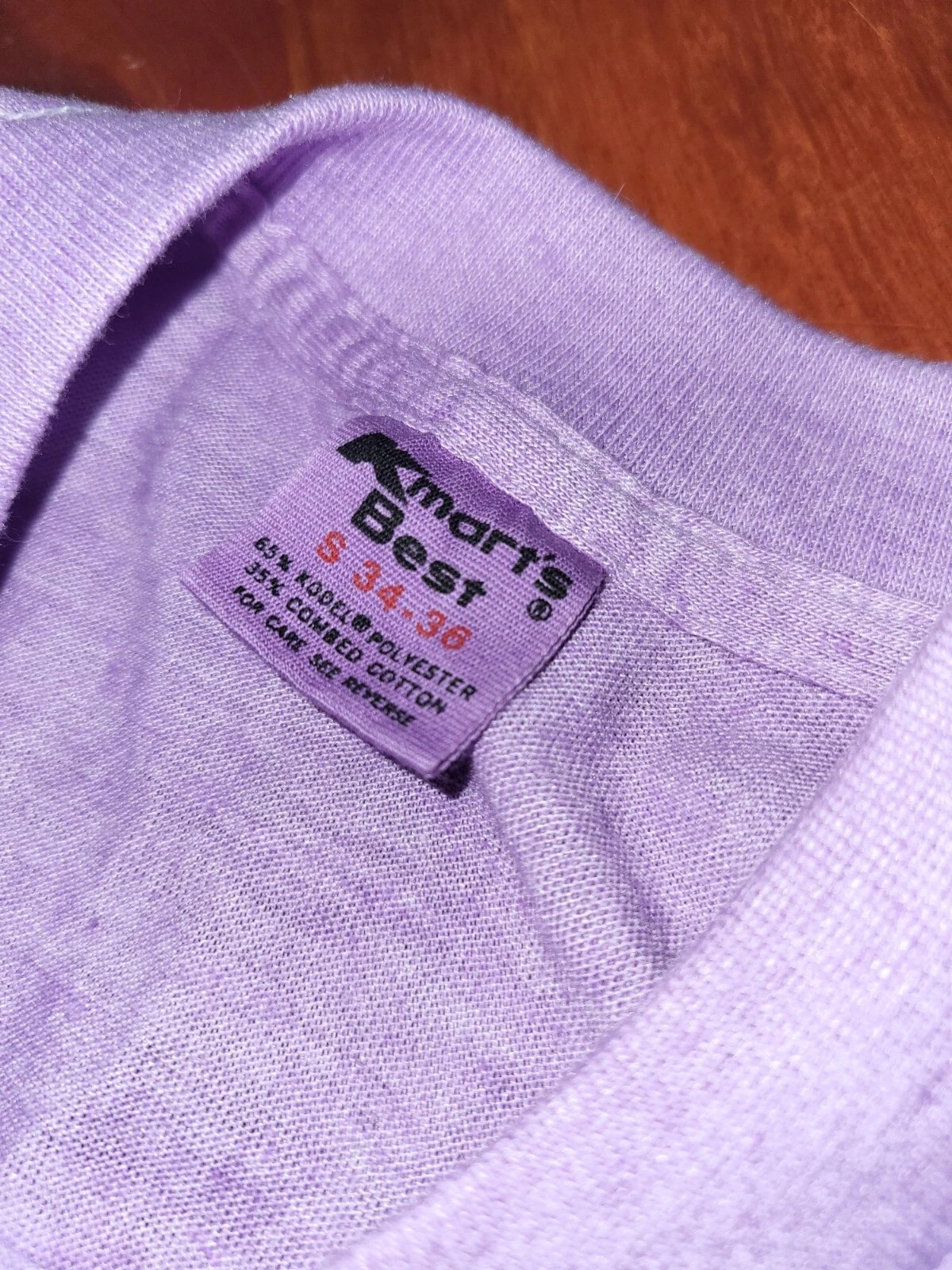 1970’s Kmart Purple Tie Dye T Shirt XSmall Hippe BOHO