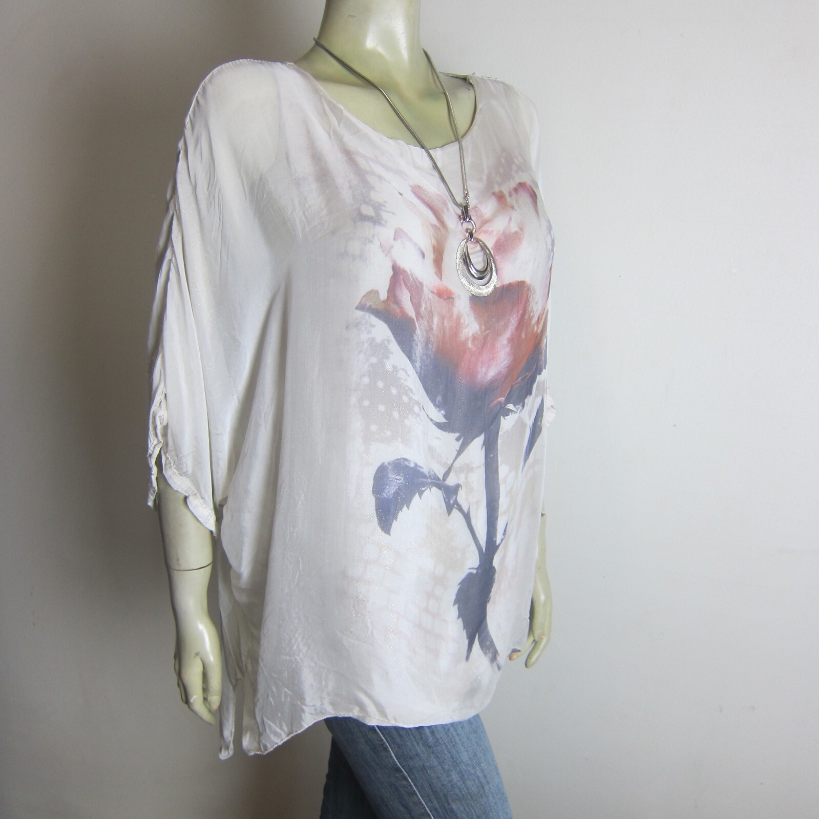 IMAGINE Italian Silk Mix Top sz 8 10 – BUY Any 5 Items = Free Post