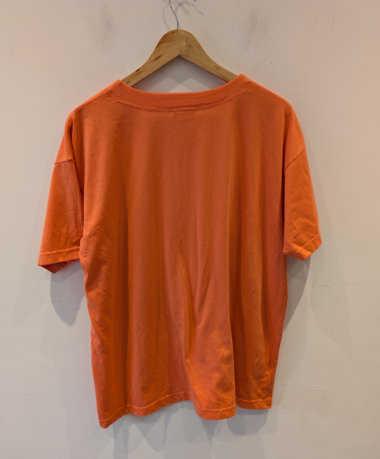 Isabelle Orange T-Shirt XL Short Sleeve Crew Neck Casual Polyester Cotton Blend