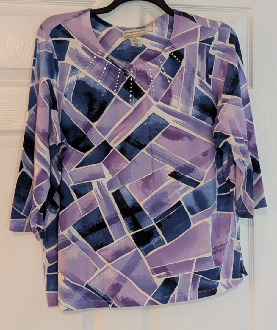 Mixed Lot Of 3 Tops Women Size 1X, Calvin Klein, Alfred Dunner, Liz Claiborne
