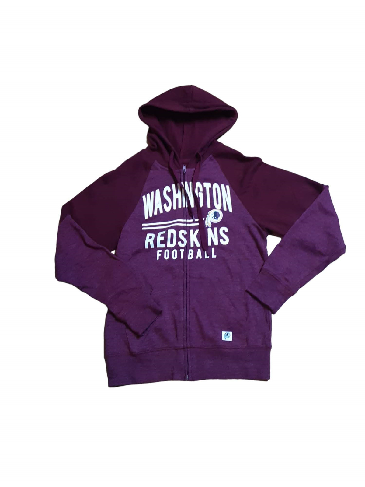 Washington Redskins NFL Team Apparel Women’s Full Zip Hoodie Red (Size: Small)