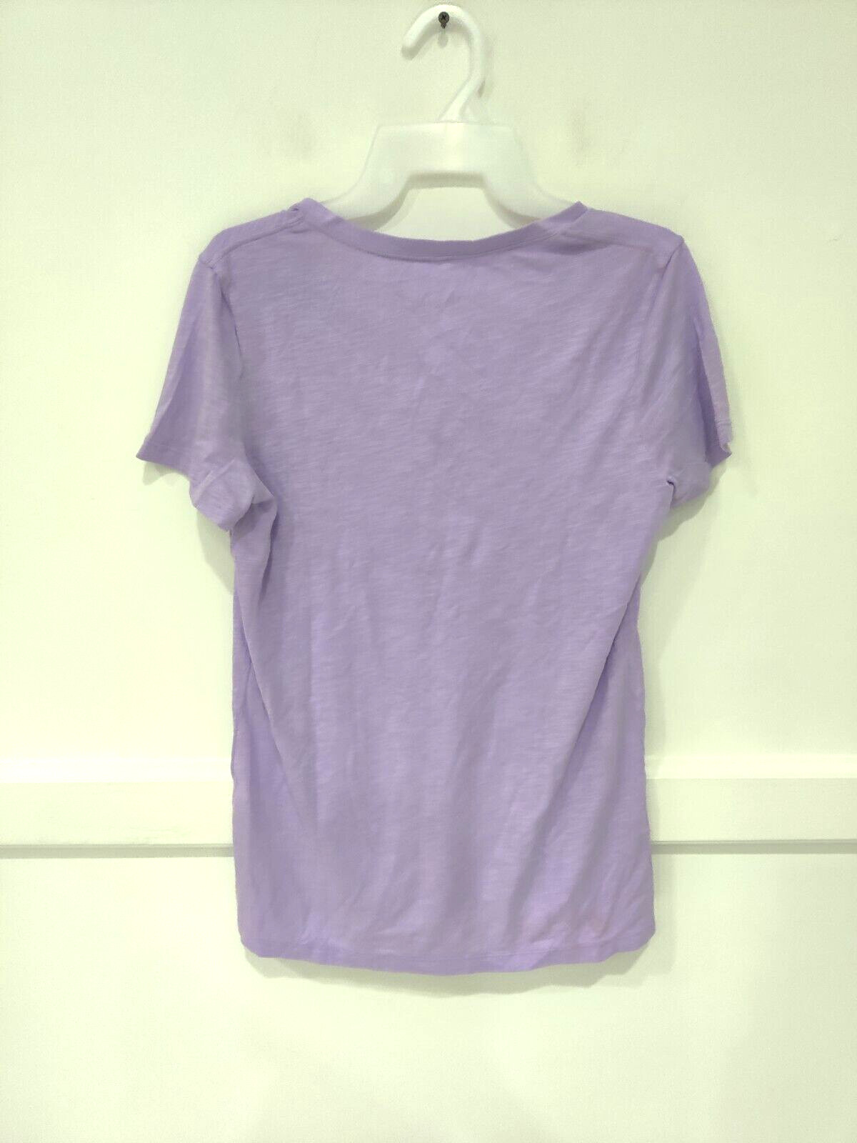 NWT Felina Women’s Cozy Everyday Short Sleeve V-Neck T Shirt Size M $35 FLD211