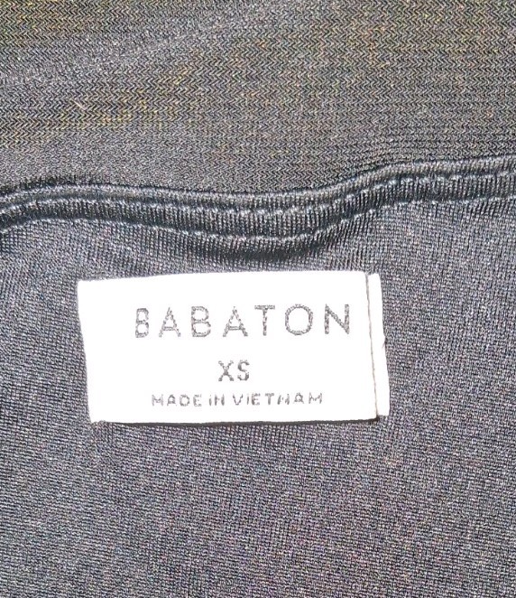 Babaton Aritzia Women’s Black Ruched Top Size XS