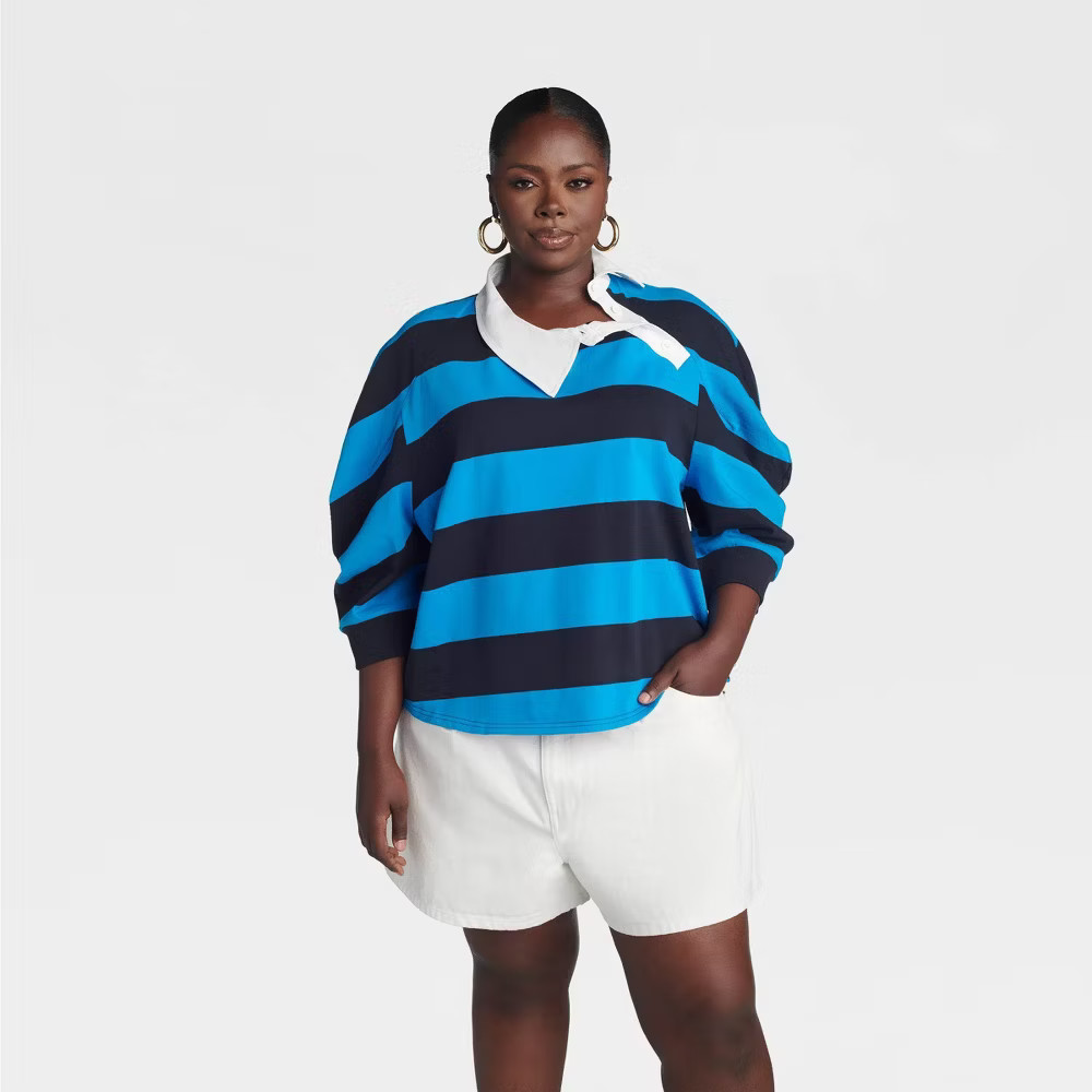 KBB by KAHLANA Women ‘The Striped Crewneck T-Shirt’