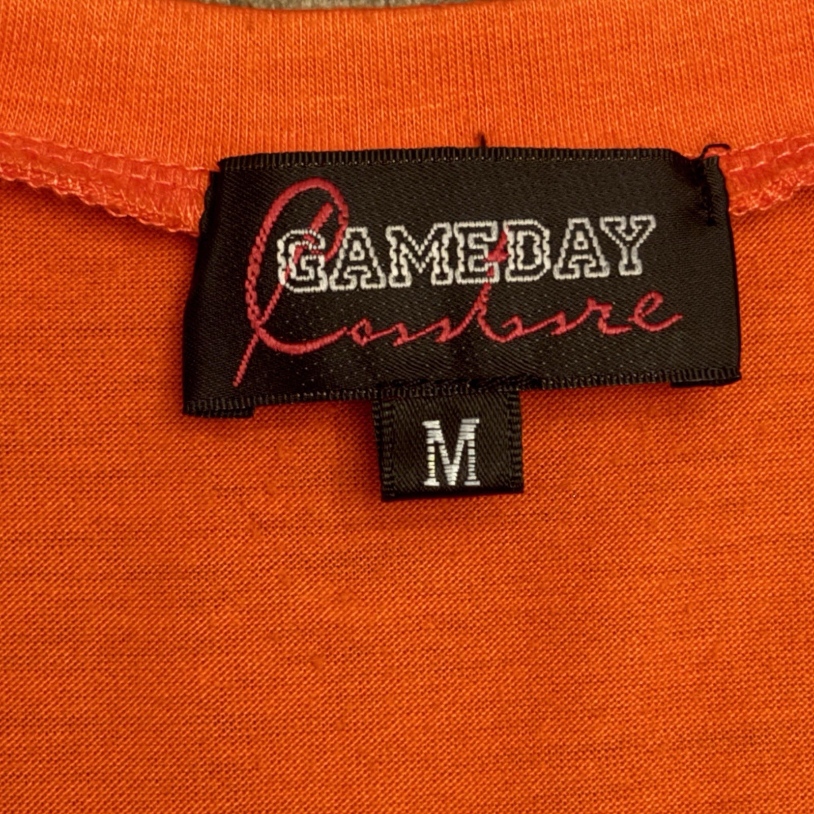 GameDay Couture Women’s Medium Oklahoma State Cowboys Pistol Pete Orange Tee