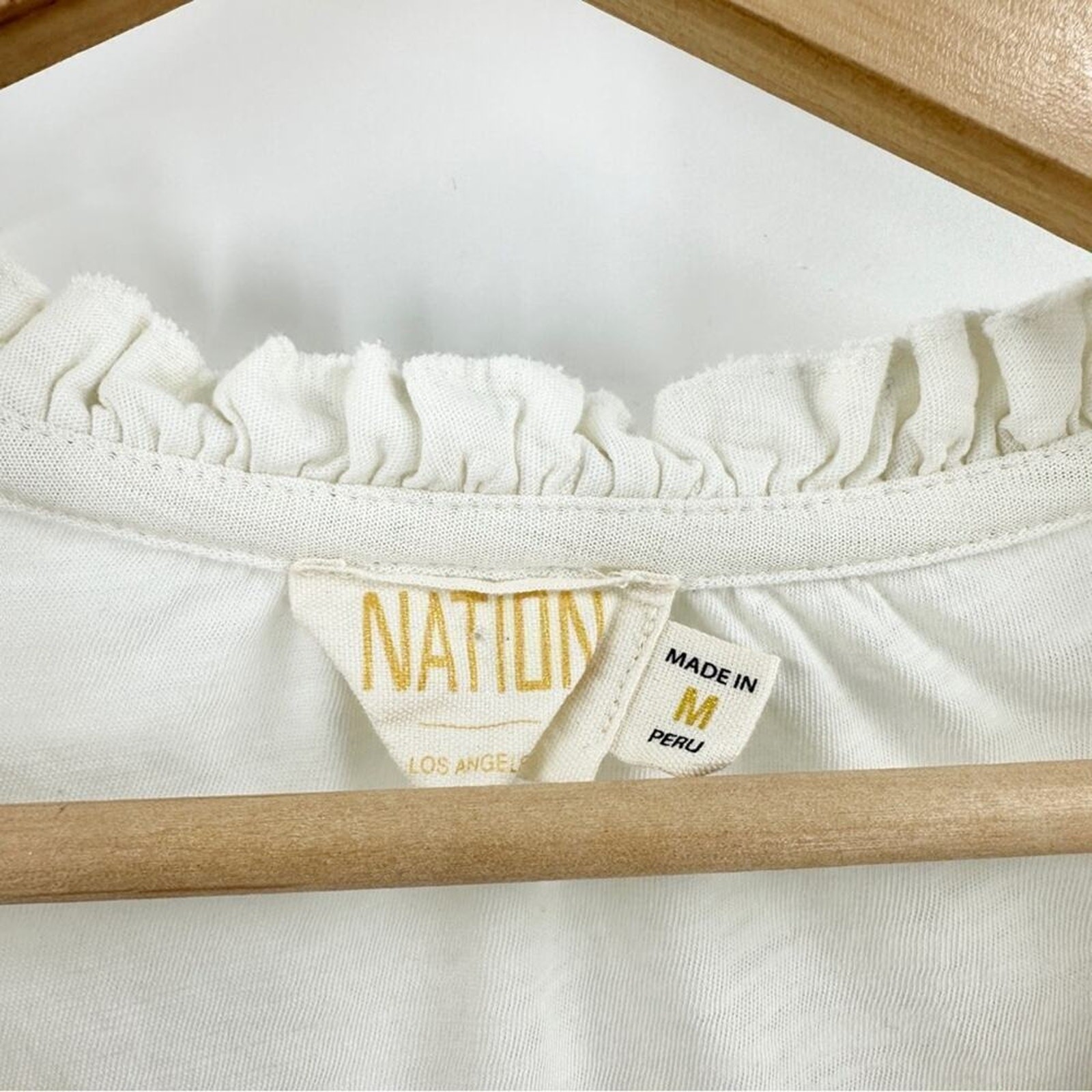 Nation LTD Quintana Yoked Top Sz M