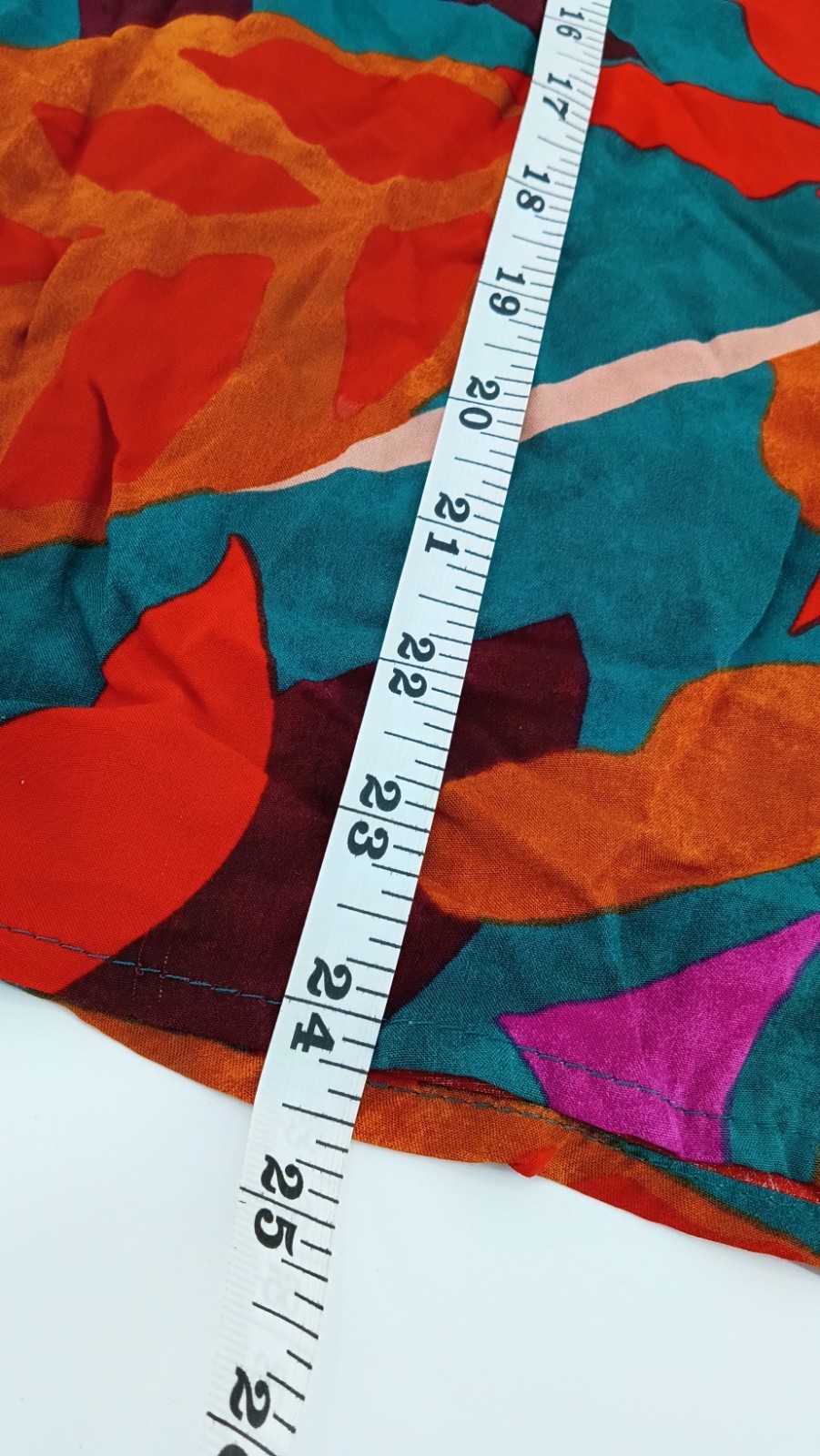 Fifth Ray XL Abstract Floral Boho Blouse | Colorful Art Nouveau Ruffle Top NWT