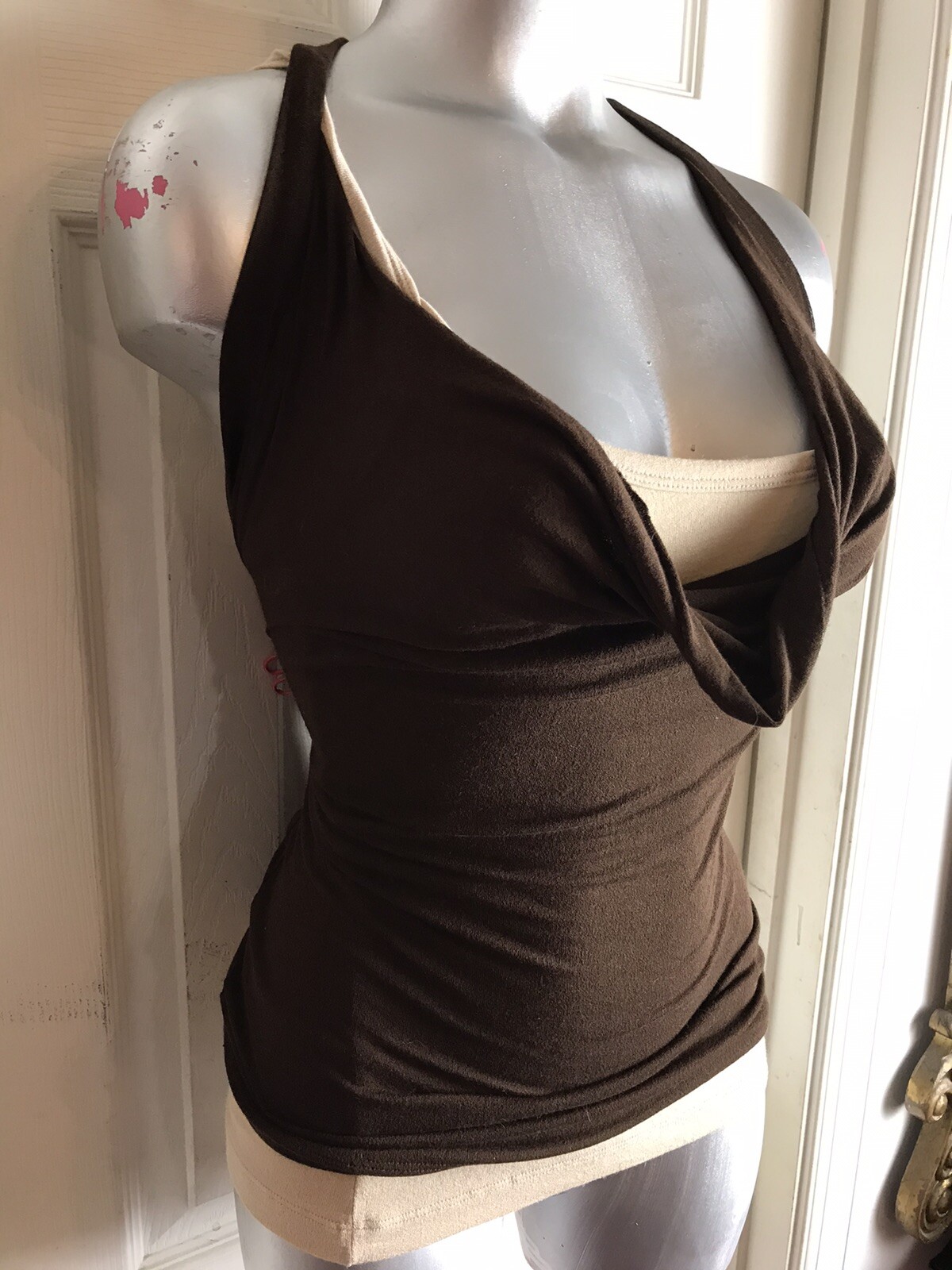 NWT ELLA MOSS ANTHROPOLOGIE SLEEVELESS LAYERED RACER BACK TANK TOP- Size XS