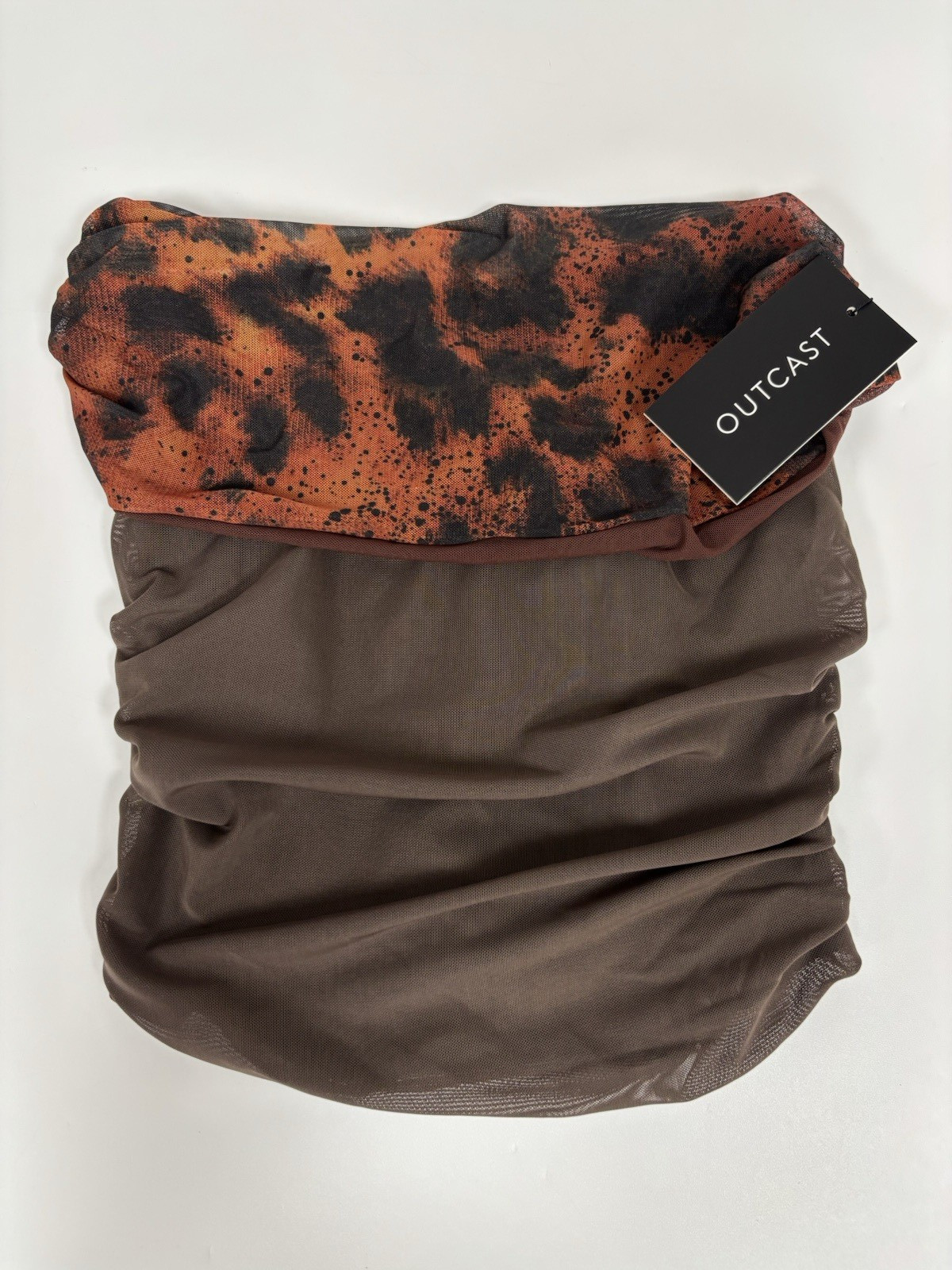 Women’s Outcast Loriela Corset Top Denali Brown Size Large Item 54384846