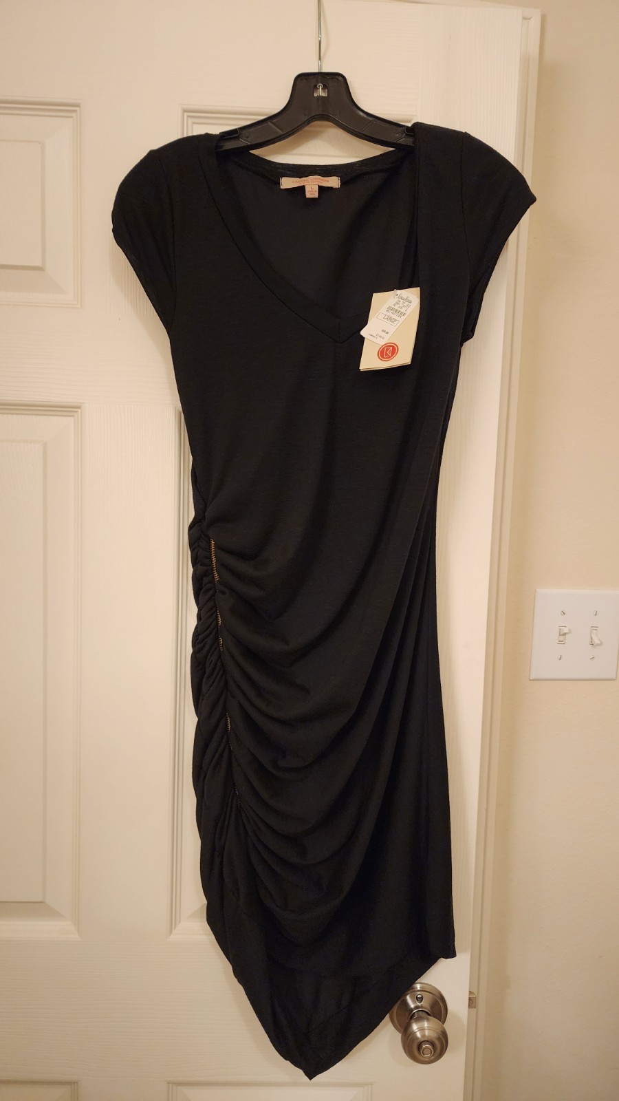 Casual Couture by Green Envelope Black Top – Women Size L – New with tags