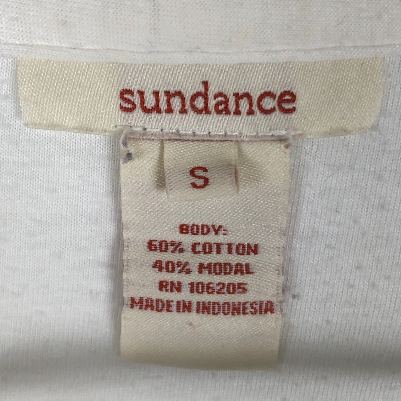 Sundance Womens Cream Draped Surplice Button Front Jersey Knit Blouse Small