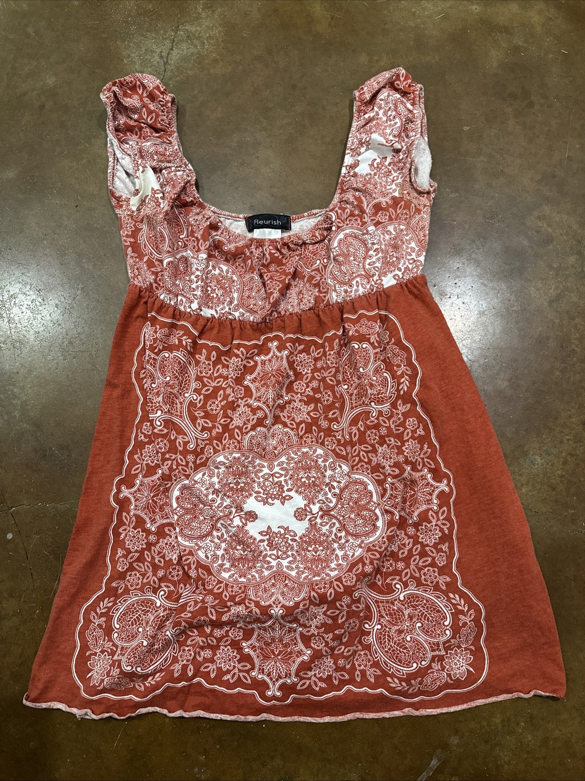 Fleurish Women’s Large Blouse Y2K Vintage Boho