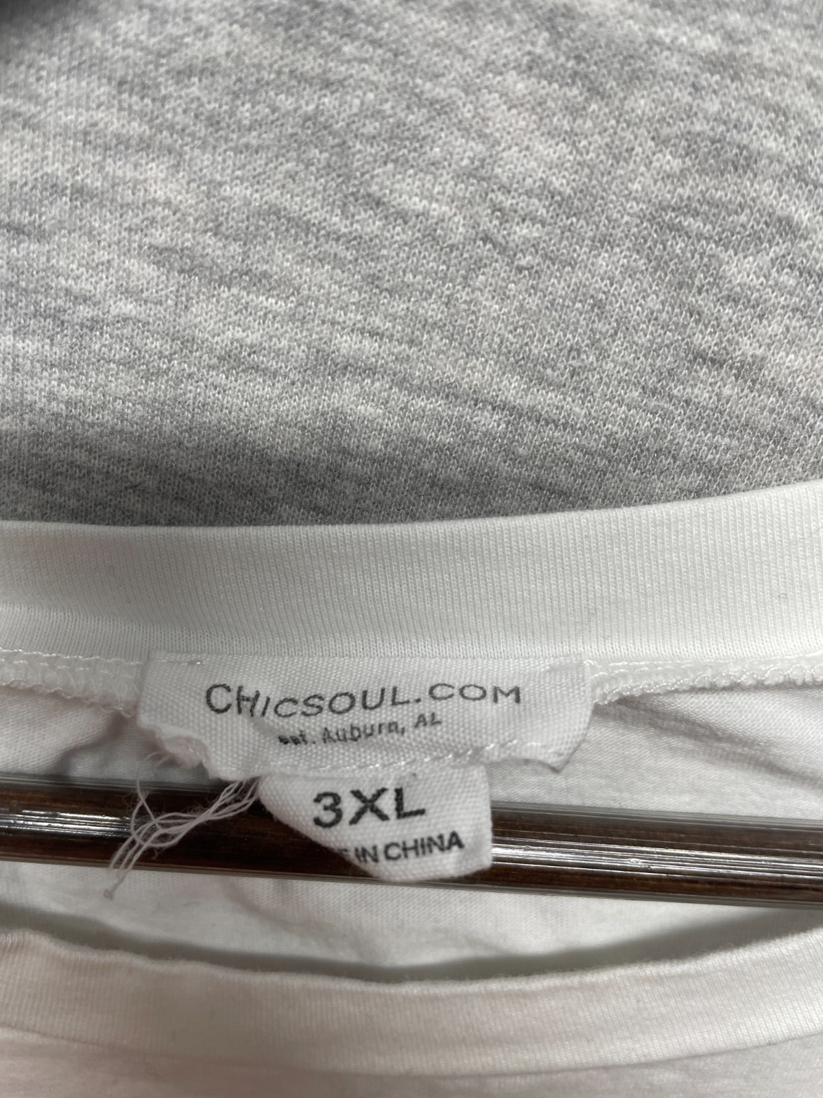 Chic Soul T Shirt Womens 3XL White Graphic Print Christmas Holiday Cocktail