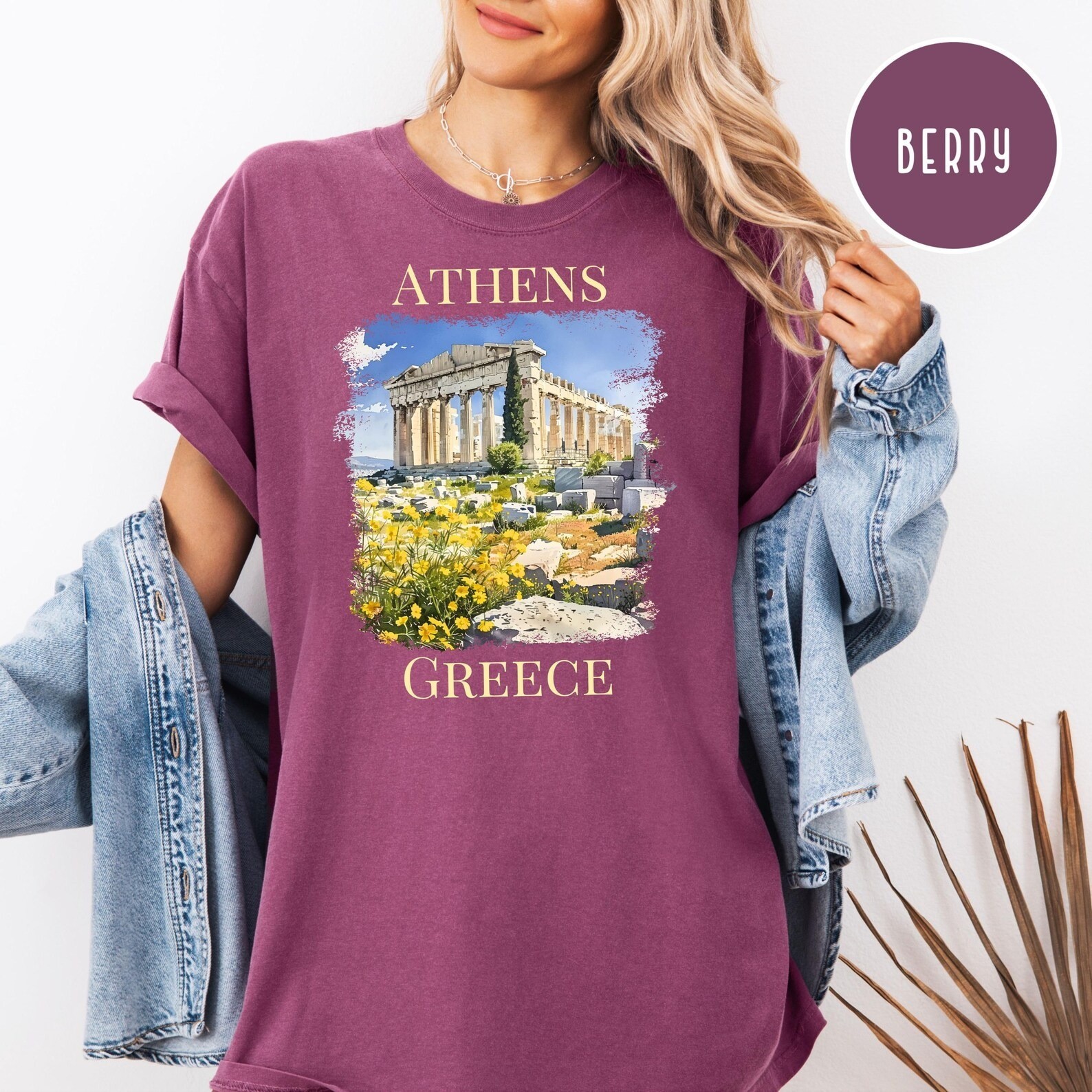 Athens Greece T-Shirt Travel Gift for Greece Trip Favorite Lovers Tee