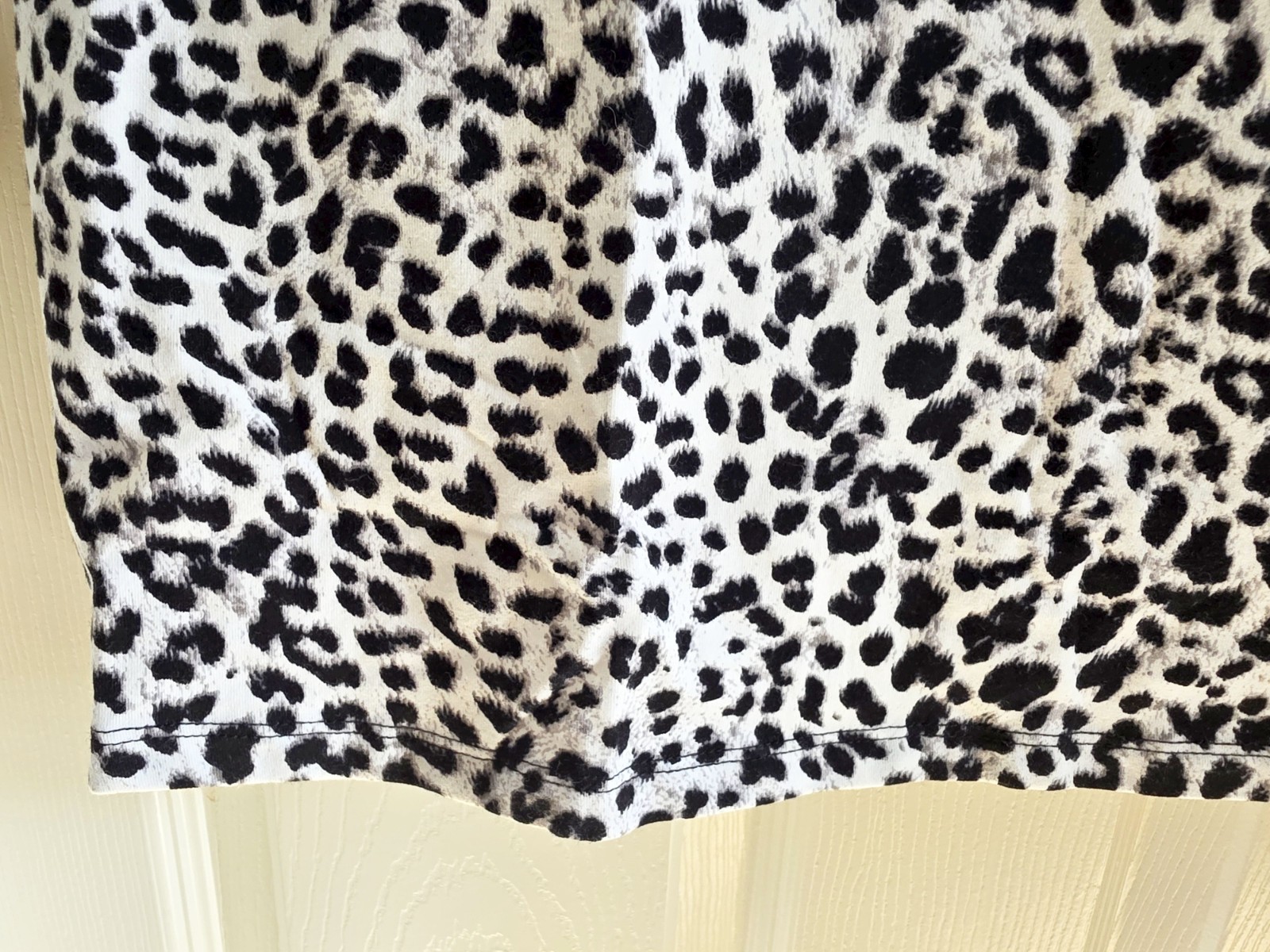 TORRID 4X 26 Foxy Cami Leopard Black White Scoop Adjustable Straps Stretch PLUS