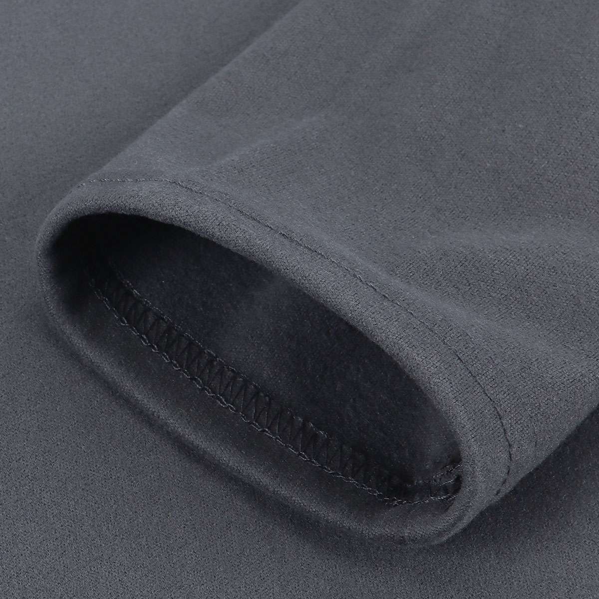 Winter Warm Brushed Fleece Long Sleeve Stretch Turtleneck Mock Neck Top Shirt