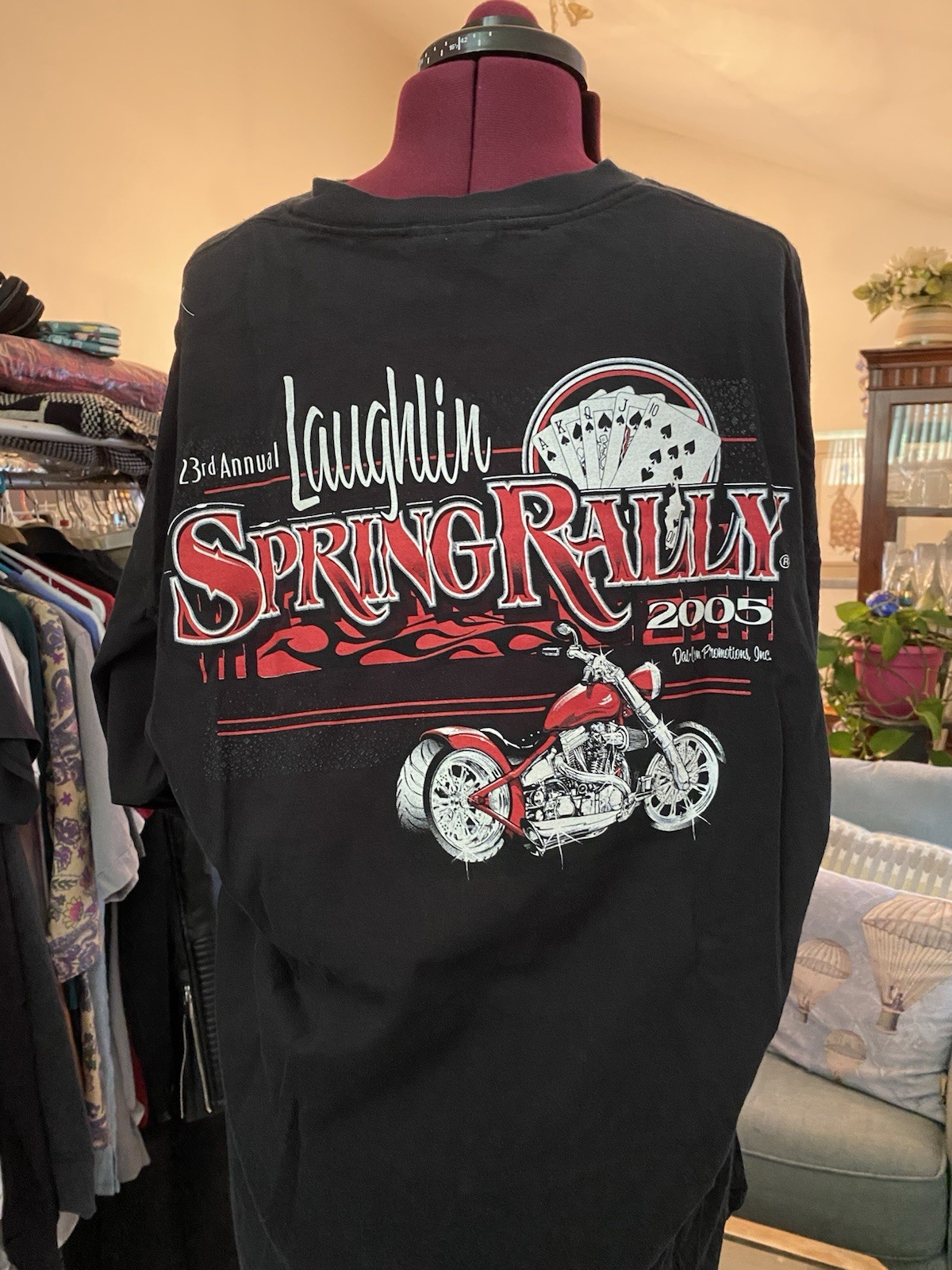 Laughlin River Run Women’s motorcycle t shirt xl –