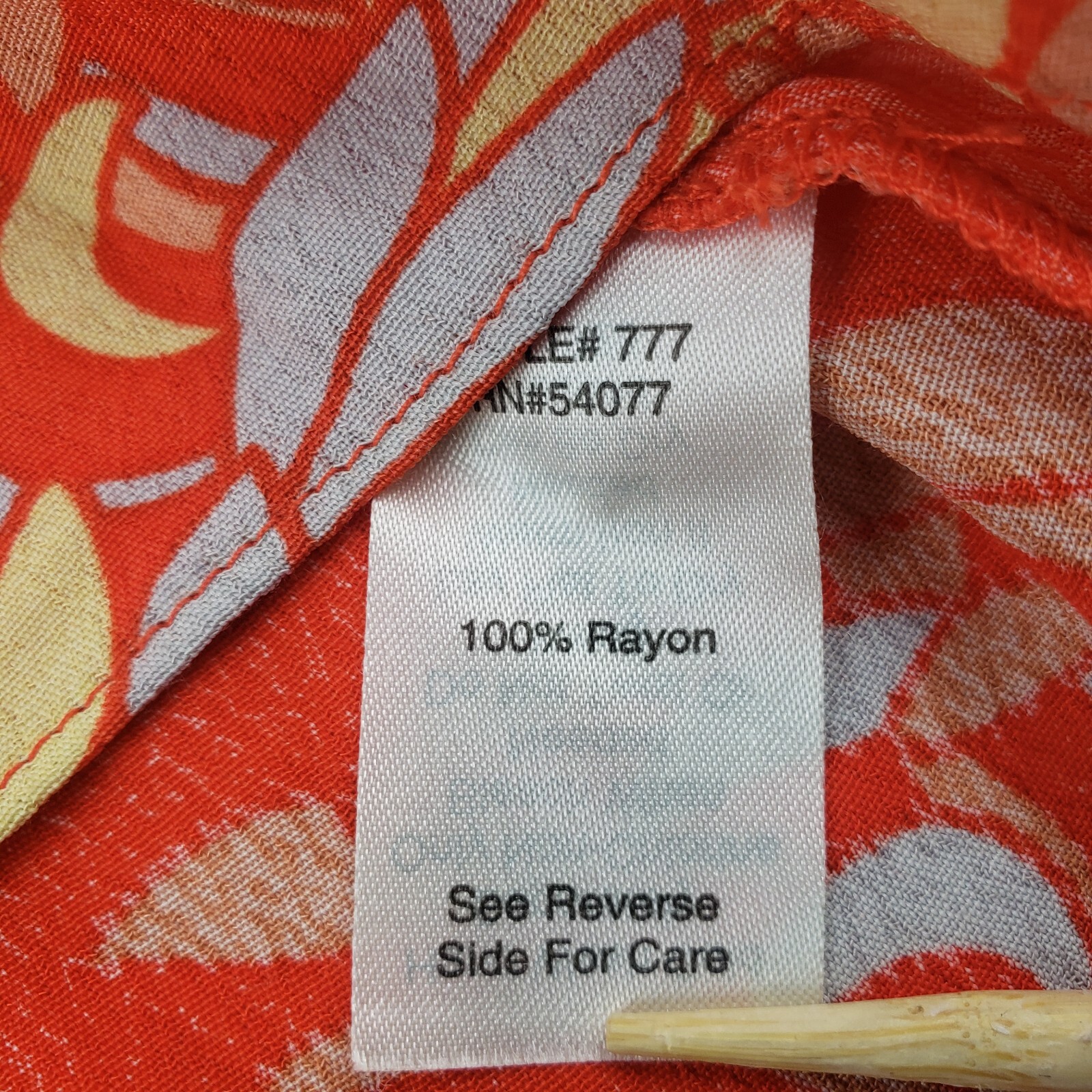 Cabi Blouse Women Medium Orange Floral Sleeveless Adjustable Strap Pullover Top