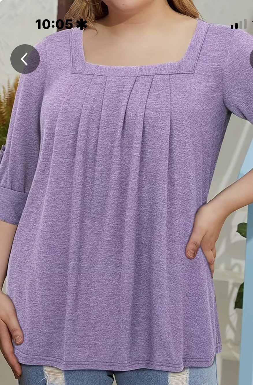 Lavender Blouse / Size 4X / New!￼