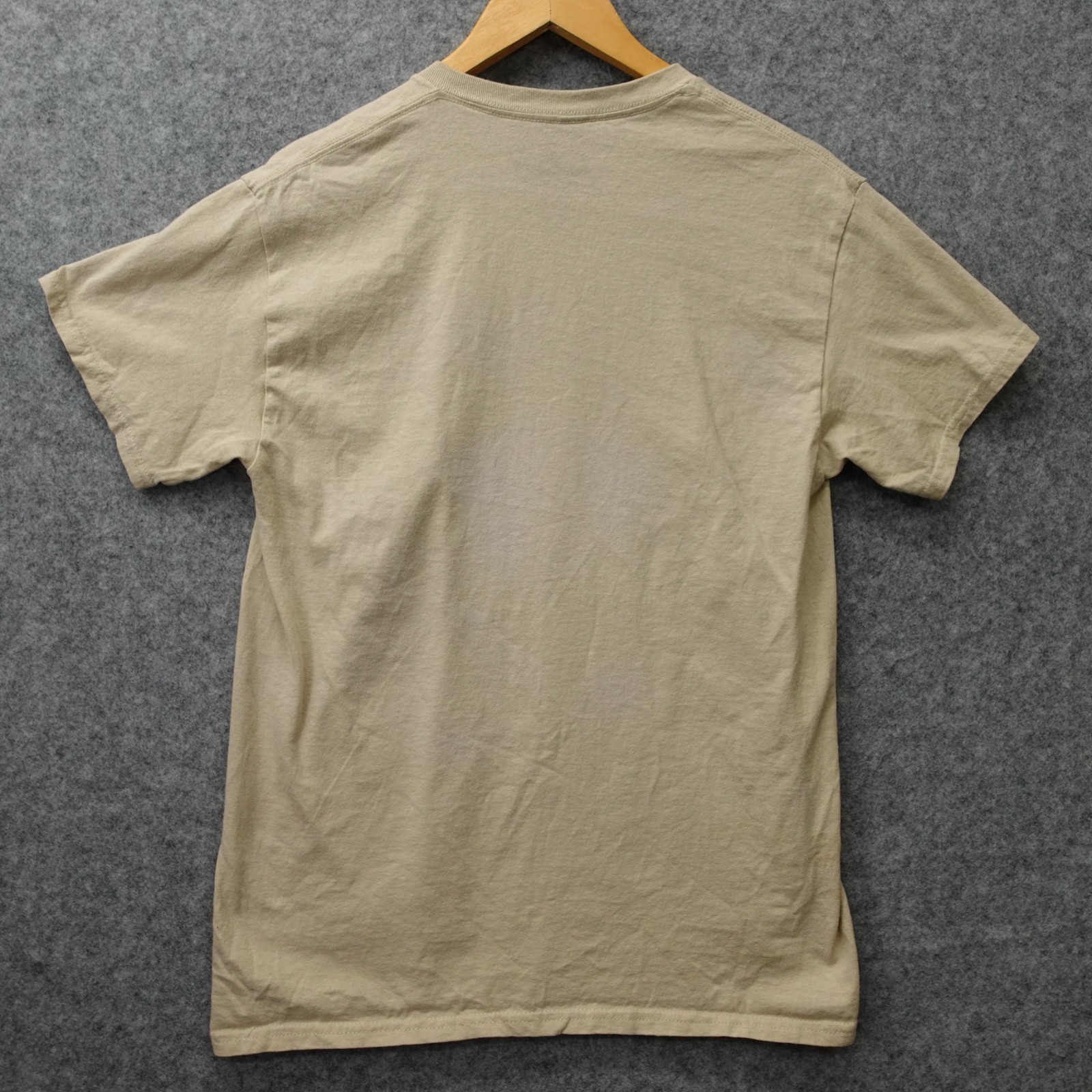 Womens Rose Graphic Shirt M Beige LOSING FRIENDS FINDING PEACE Sand Tee Grunge