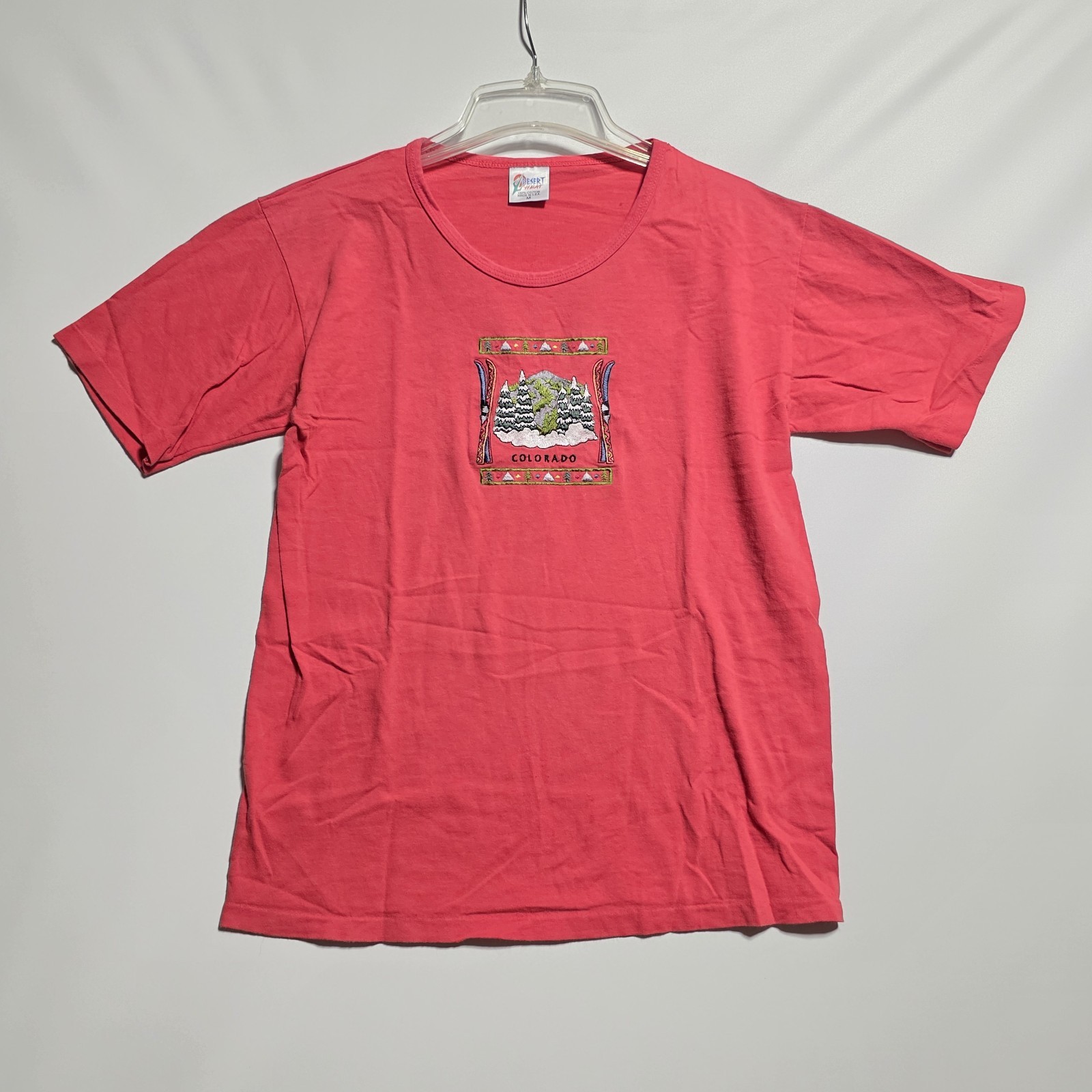 Vtg Colorado Ski Embroidered Shirt – 90s Desert Heat Size Medium