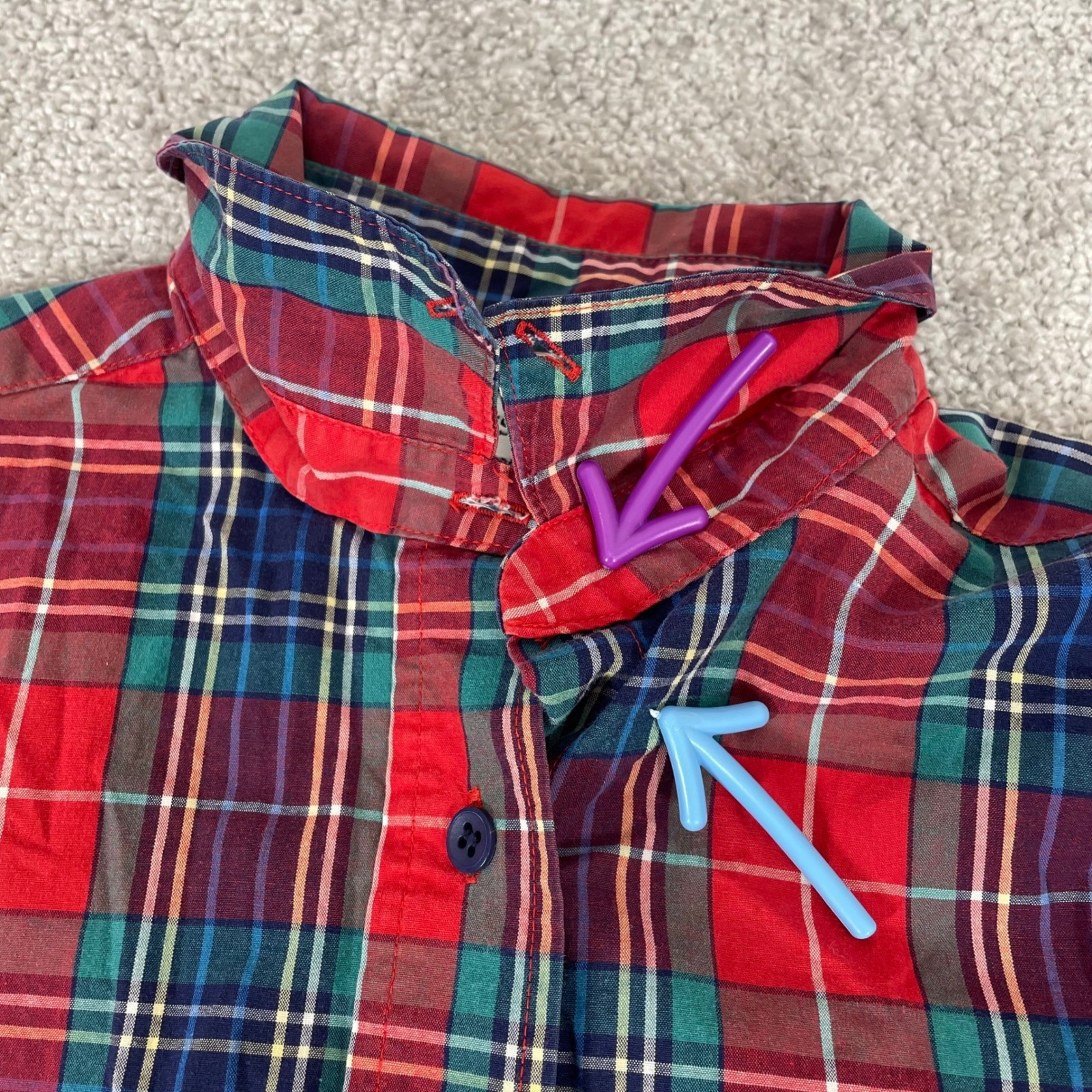 Pendleton Button Down Shirt Womens Large Plaid Vintage Miss Sophisticates
