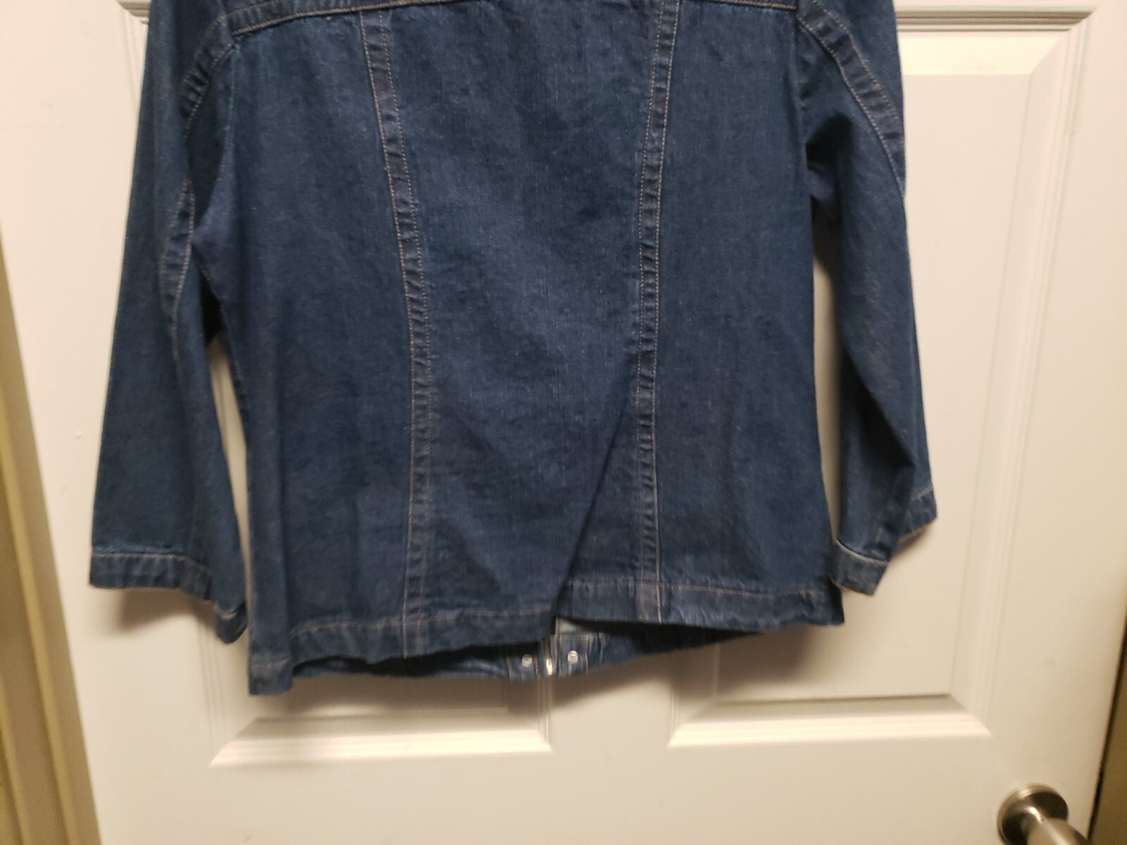 Westbound Womans Jacket Size M Silver Studs Zipper Zipper Front Pockets