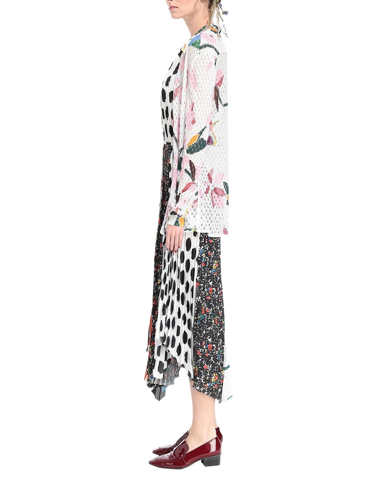 MISSONI (mainline) Openwork Viscose Knit L/S Blouse ( 38 IT; XS / S) $1,389 NWT