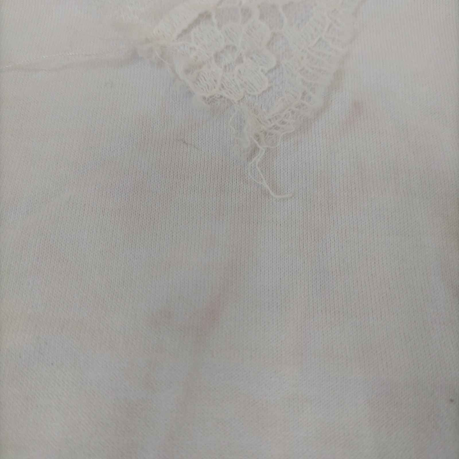 D and G Ladies Cotton Nylon Polyester Top White Pink Lace Size 44 Tops I 3968076