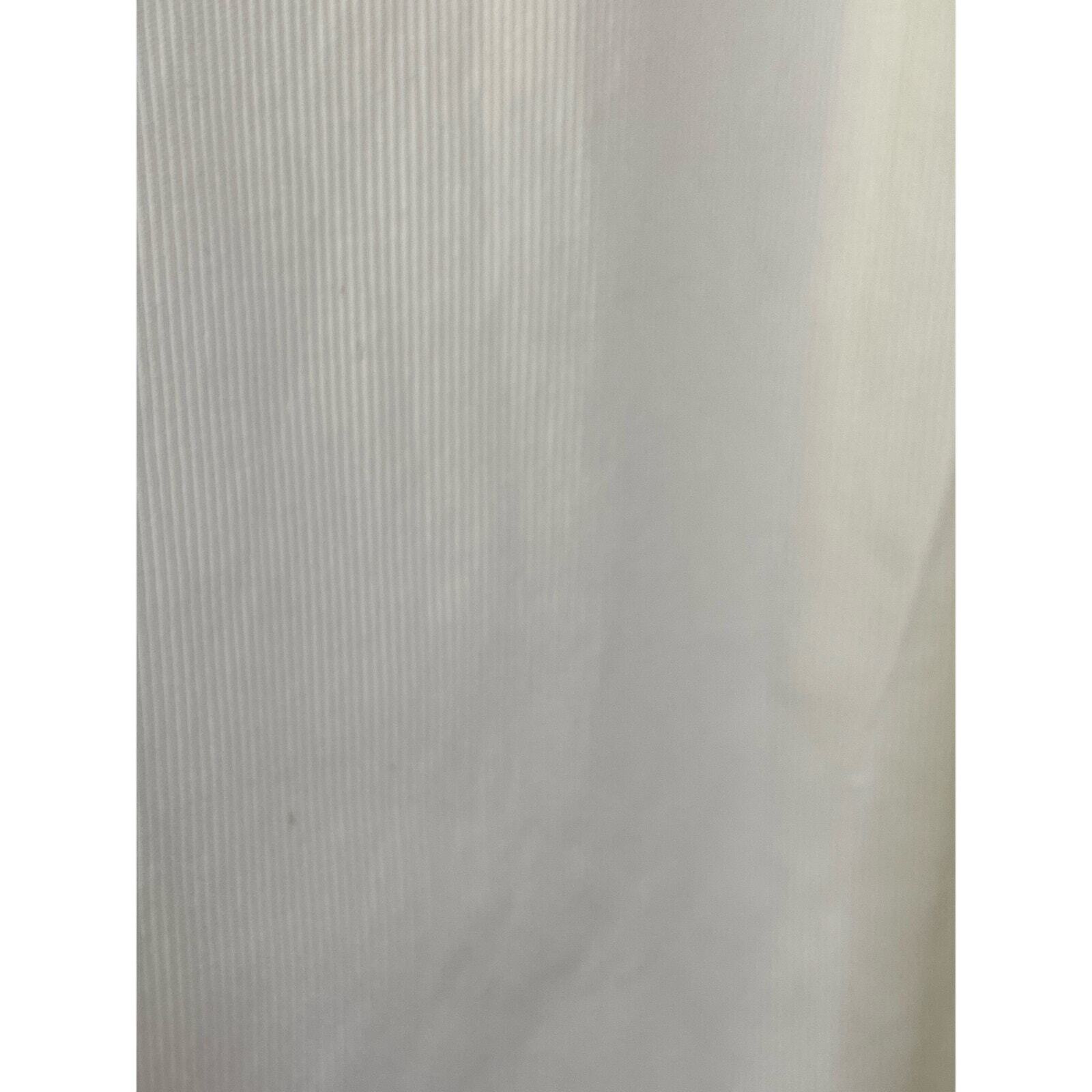 The line by k Klein Button Down Shirt Ribbed Long Sleeve Oversized White XS