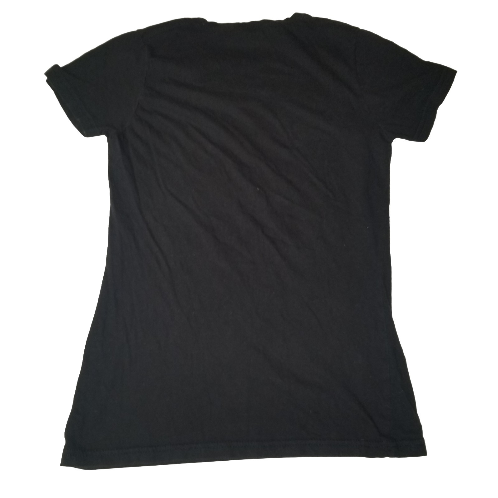 True Blood Shirt Womens Medium Baby Tee Bill & Sookie Vampire Black Y2K HBO 2009