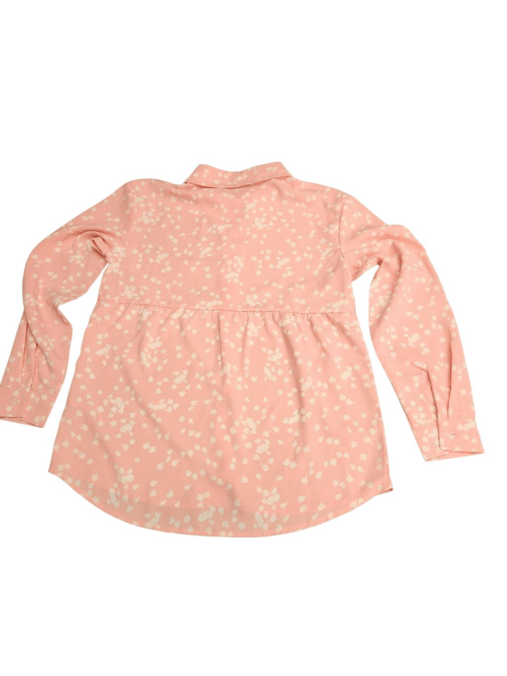 New Pink Whimsical Lollipop Silhouette Collared Long Sleeve Shirt 5 for 35 SALE