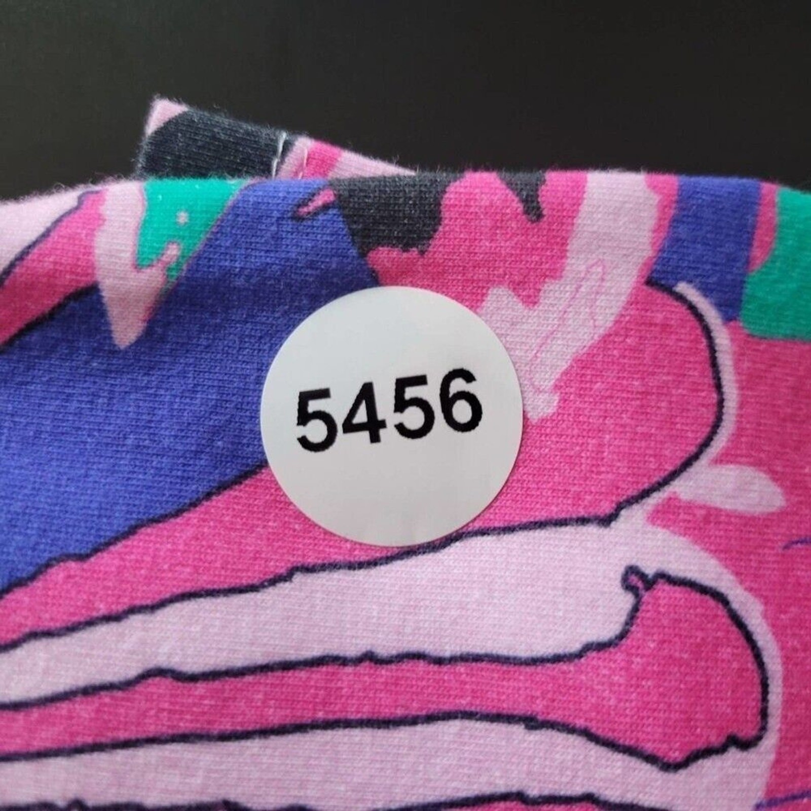 Tracy Negoshian Womens Size XXS Blue & Pink Flowered Blouse W/ Tied Neckline NWT