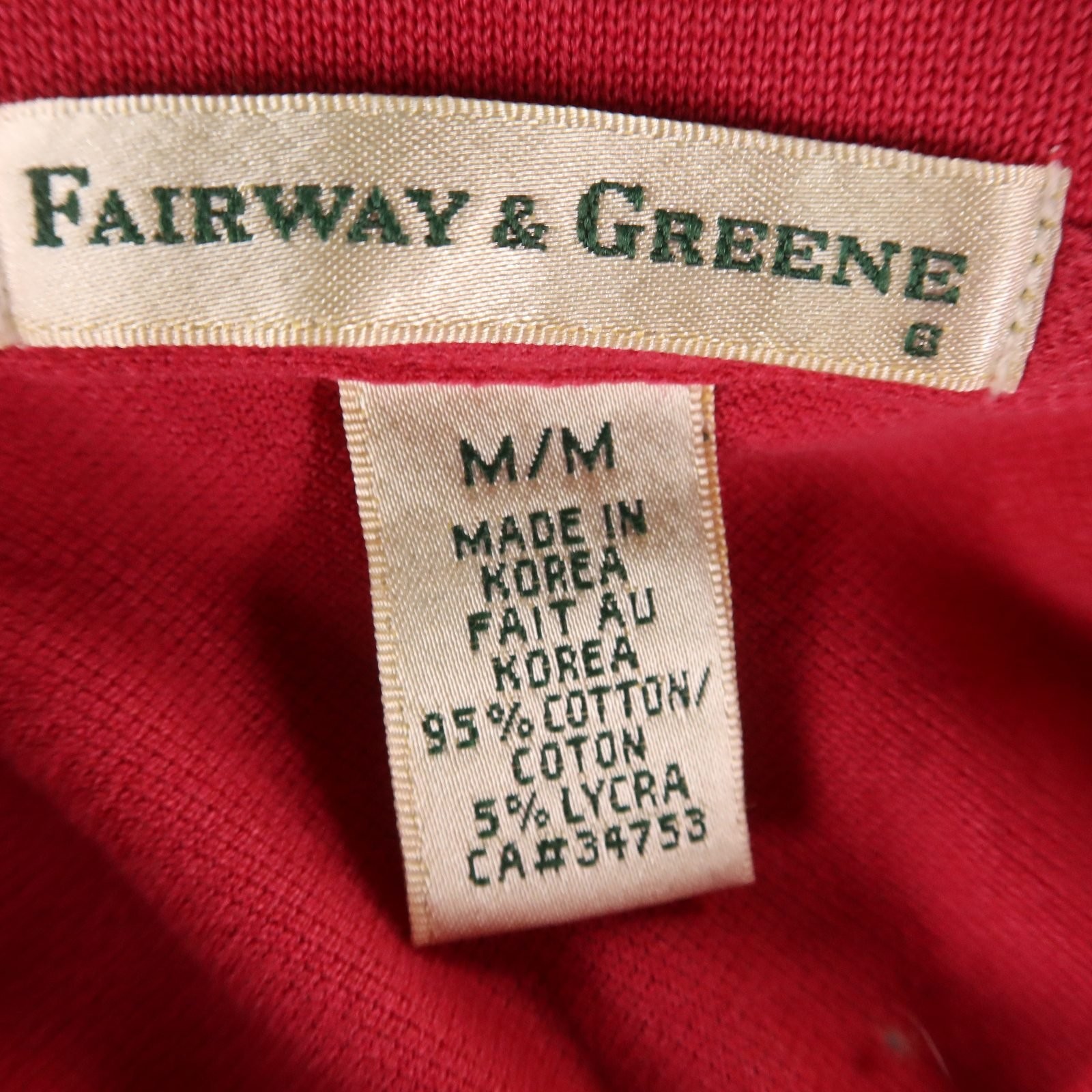 Fairway & Greene Womens M Pink Cotton Blend Fox Chapel Golf